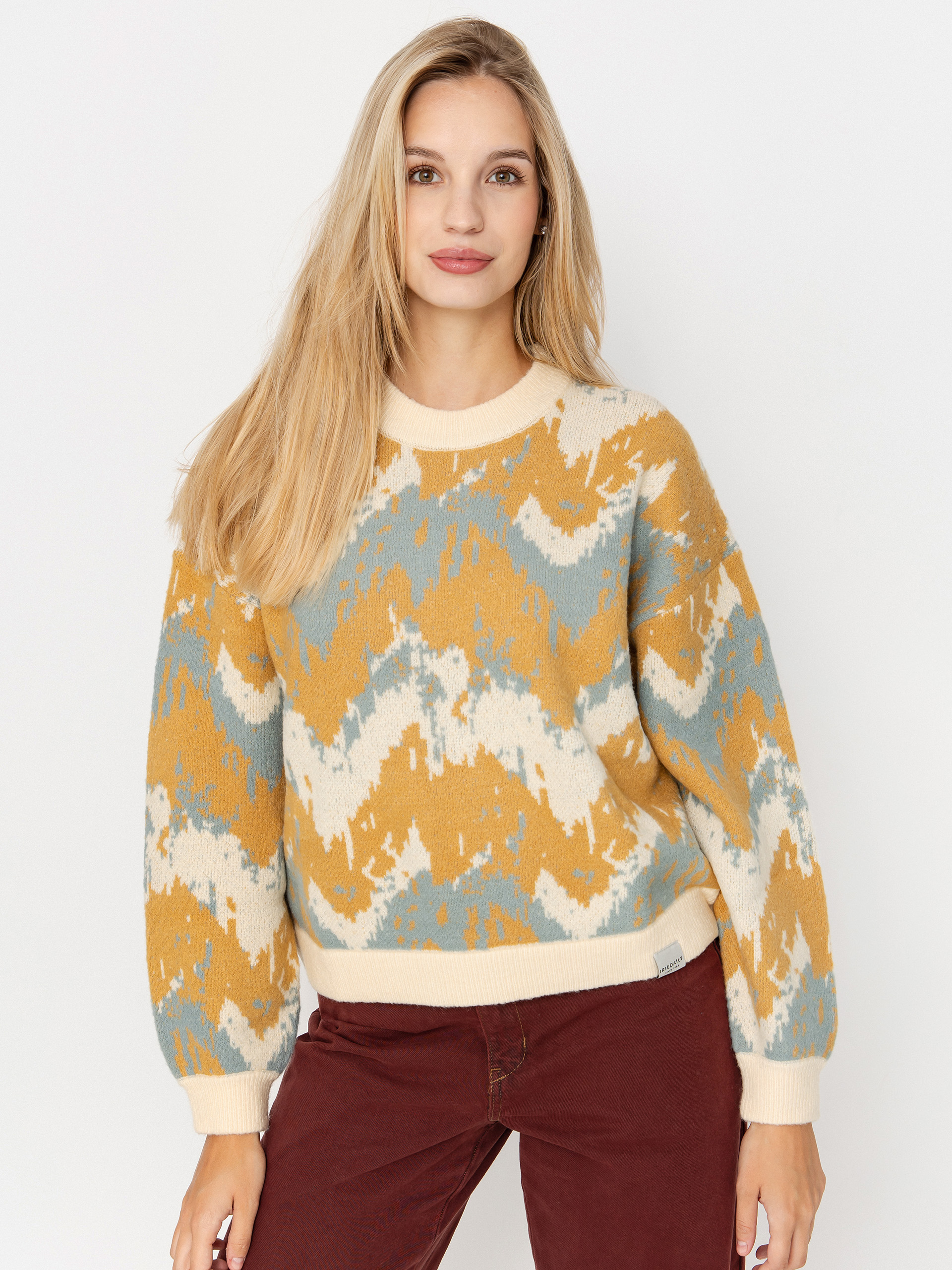 Sweter Iriedaily Boxy Fluff Wmn (khaki grey)