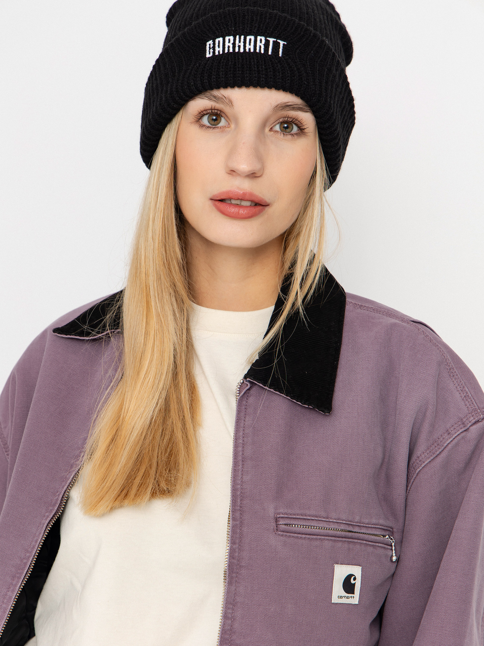 Kurtka Carhartt WIP OG Detroit Wmn (phlox/black/stone canvas)