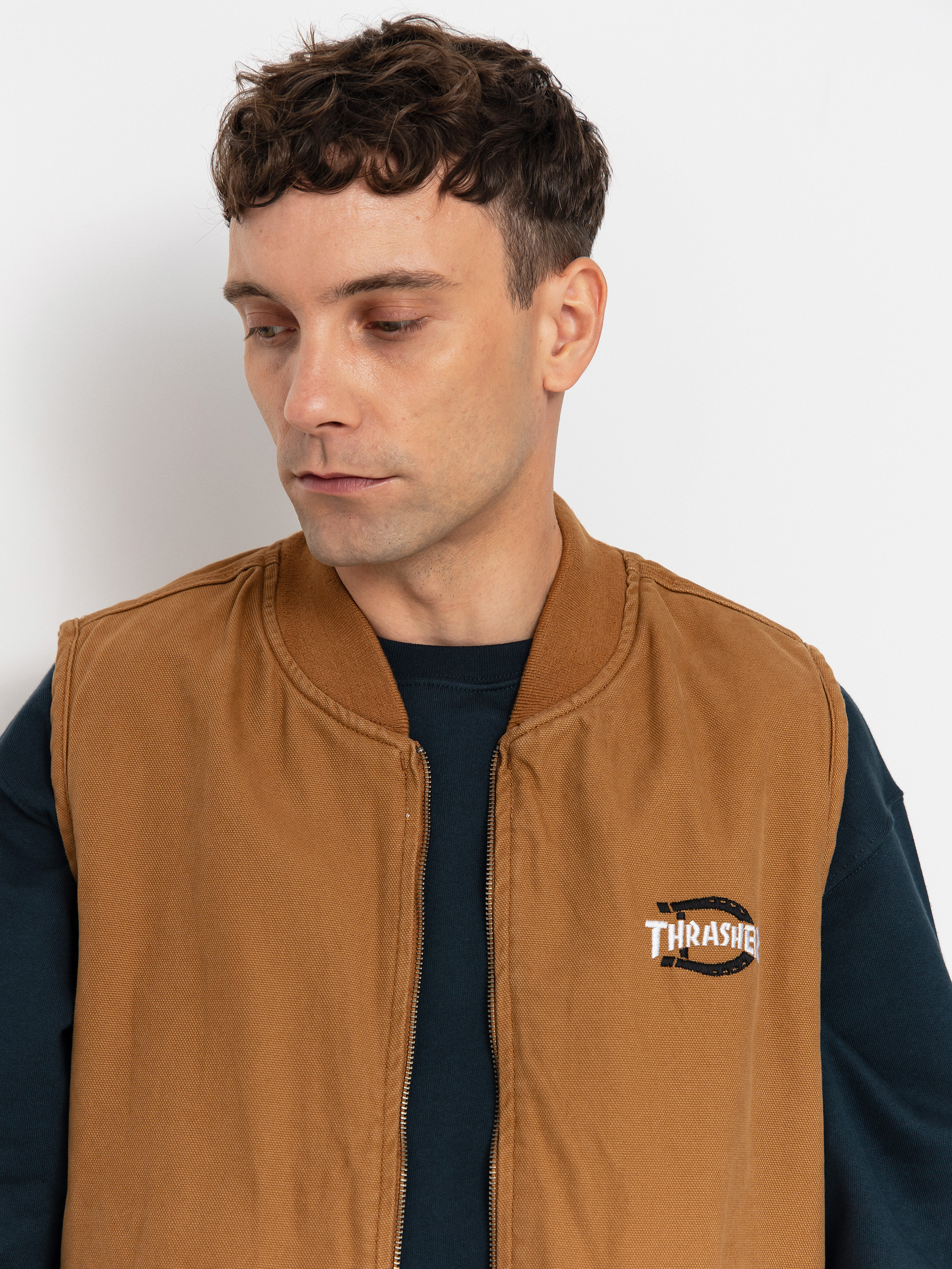 Kamizelka Dickies x Thrasher Vest (brown duck)