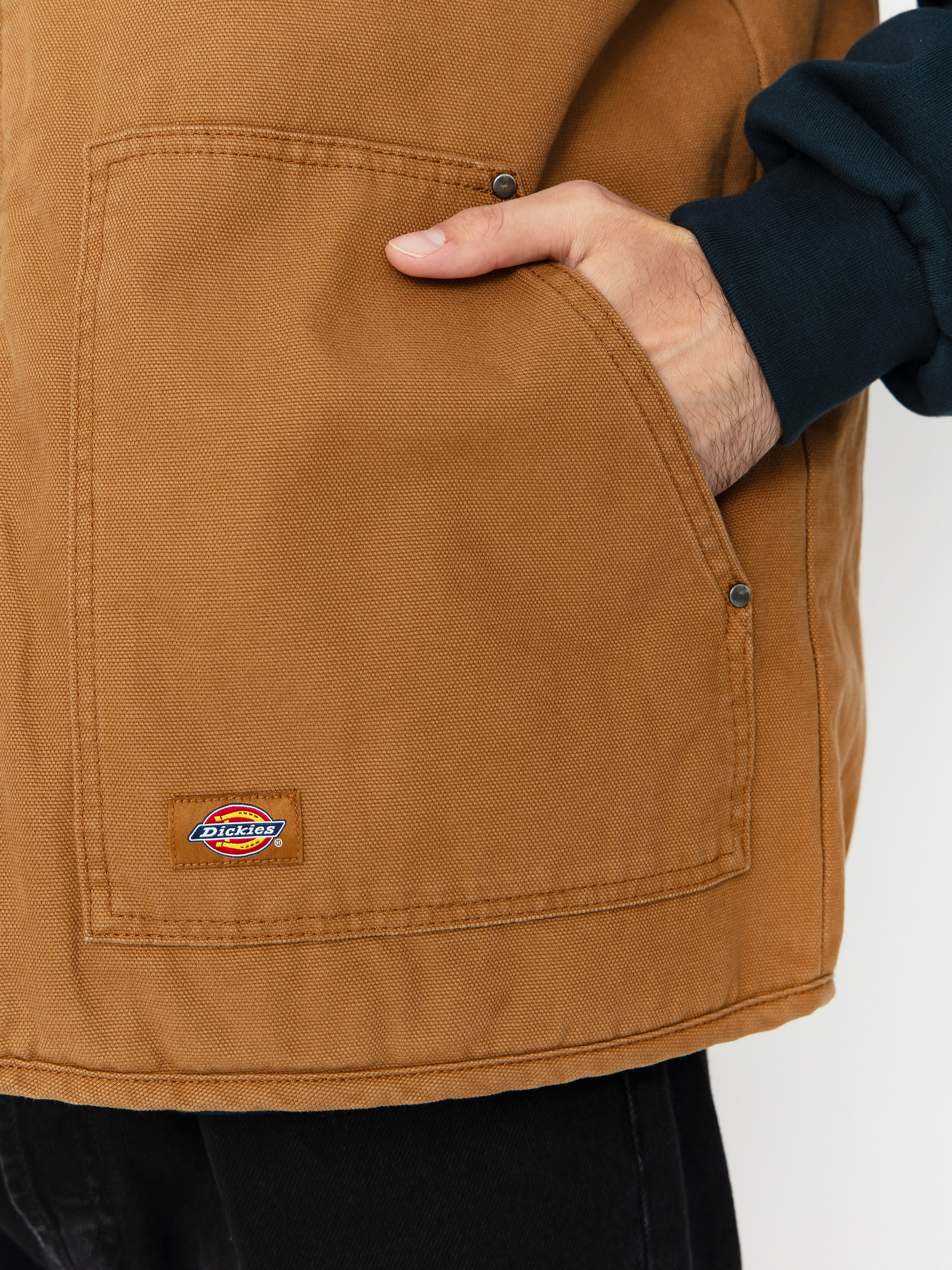 Kamizelka Dickies x Thrasher Vest (brown duck)