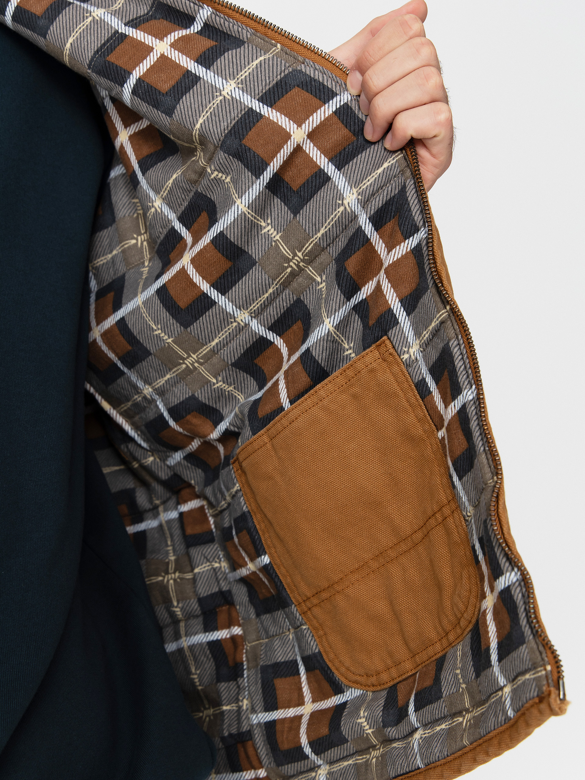 Kamizelka Dickies x Thrasher Vest (brown duck)