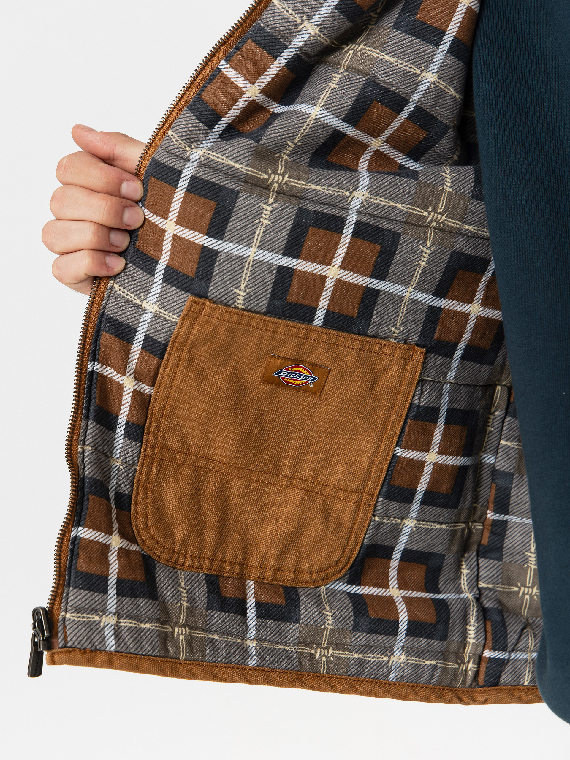 Kamizelka Dickies x Thrasher Vest (brown duck)