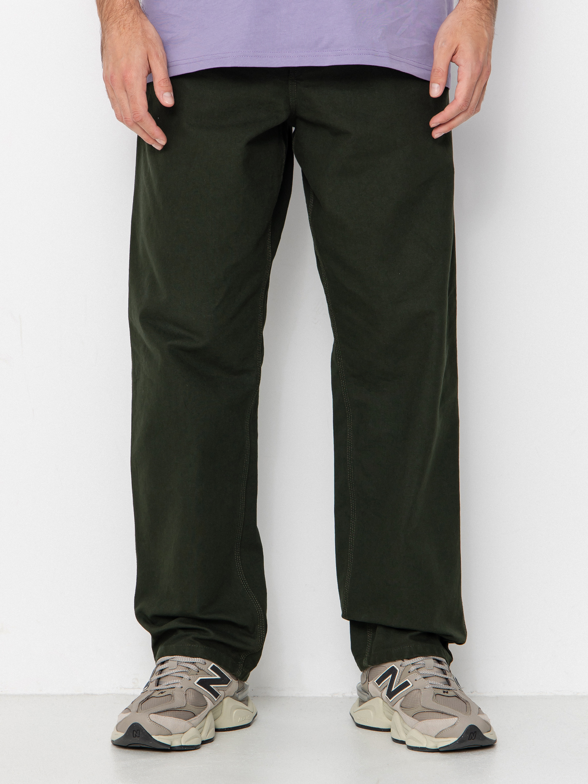 Spodnie Carhartt WIP Single Knee (olive/rinsed)