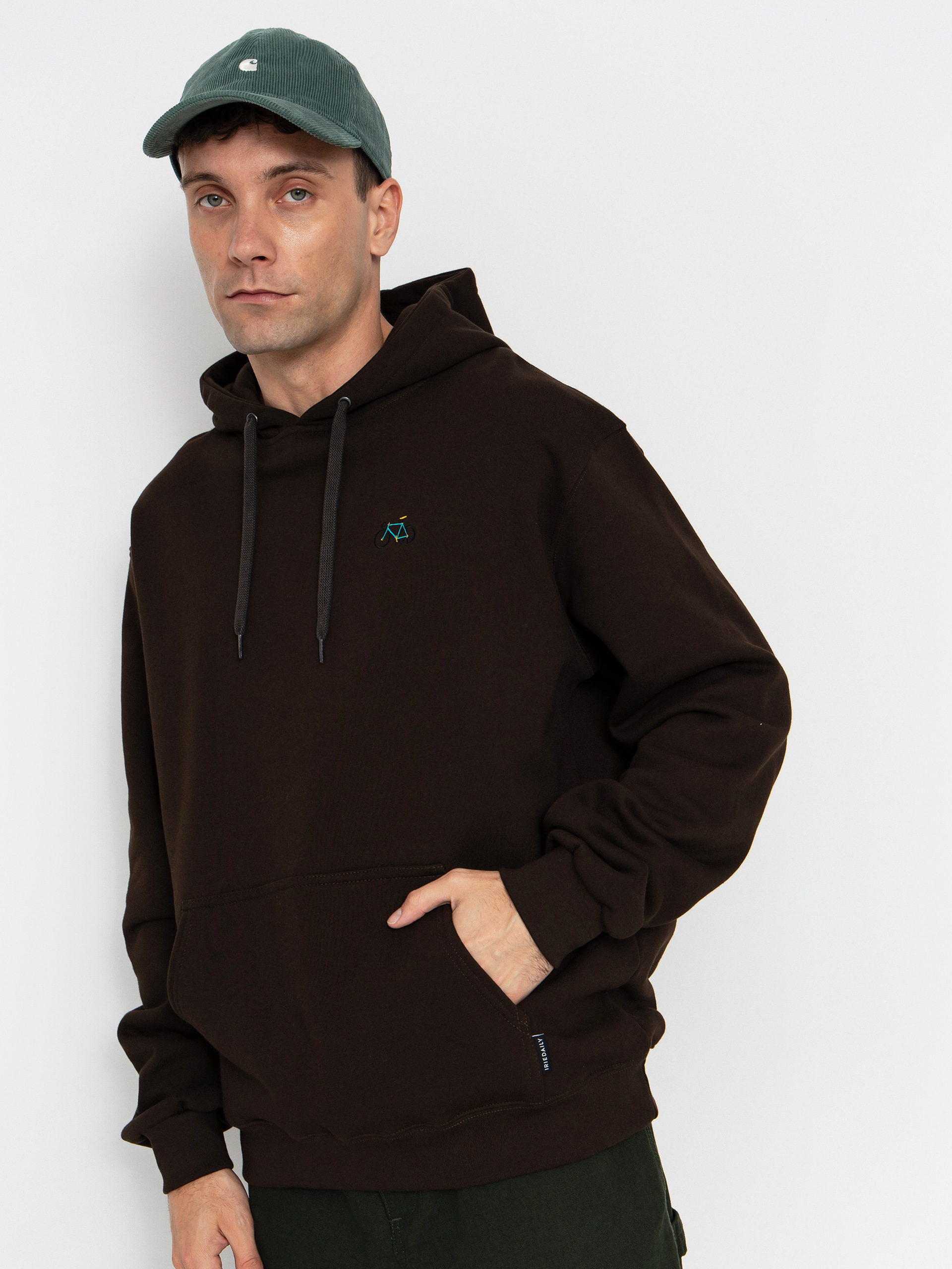 Bluza z kapturem Iriedaily Peaceride HD (dark coffee)