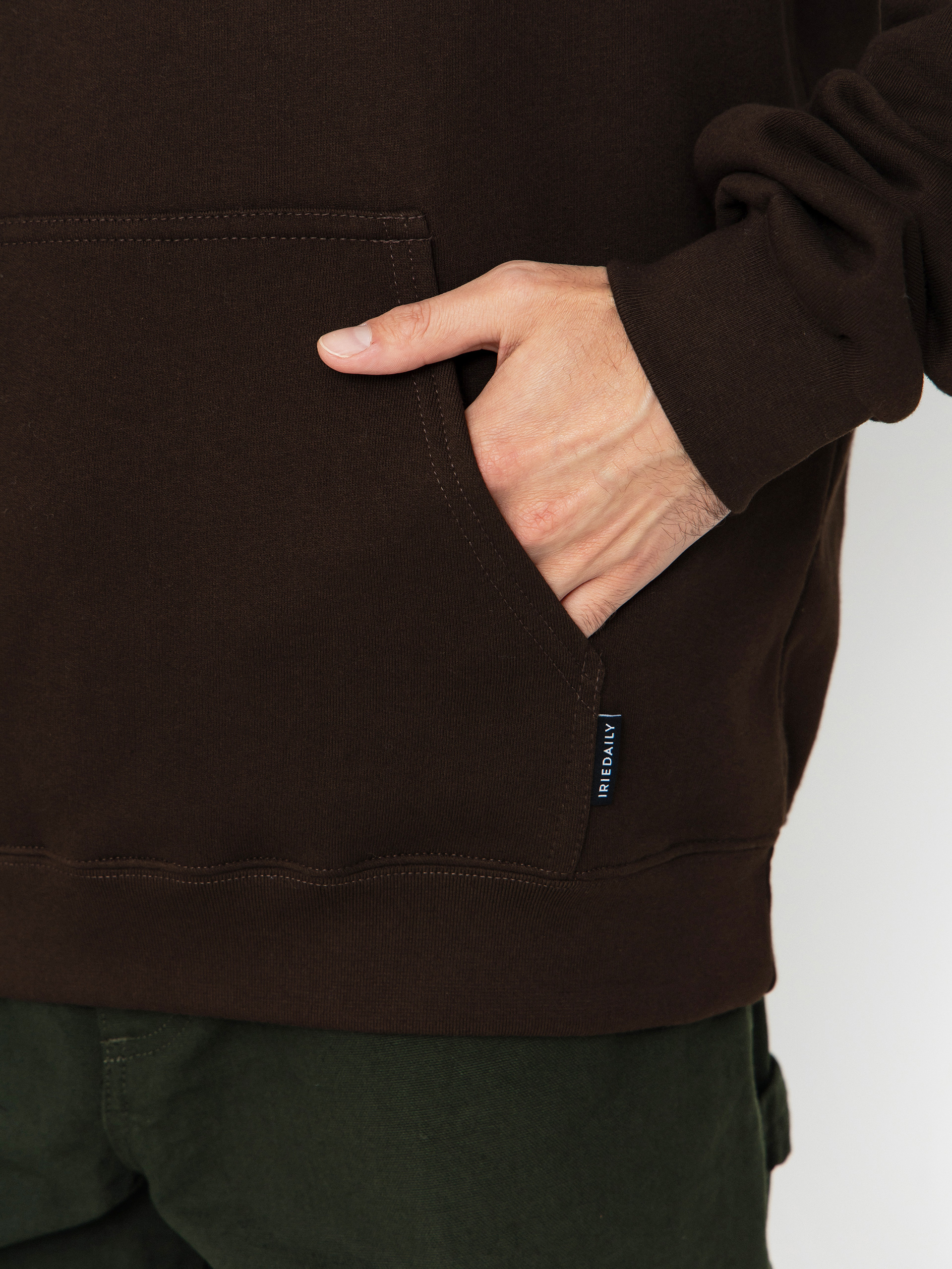 Bluza z kapturem Iriedaily Peaceride HD (dark coffee)