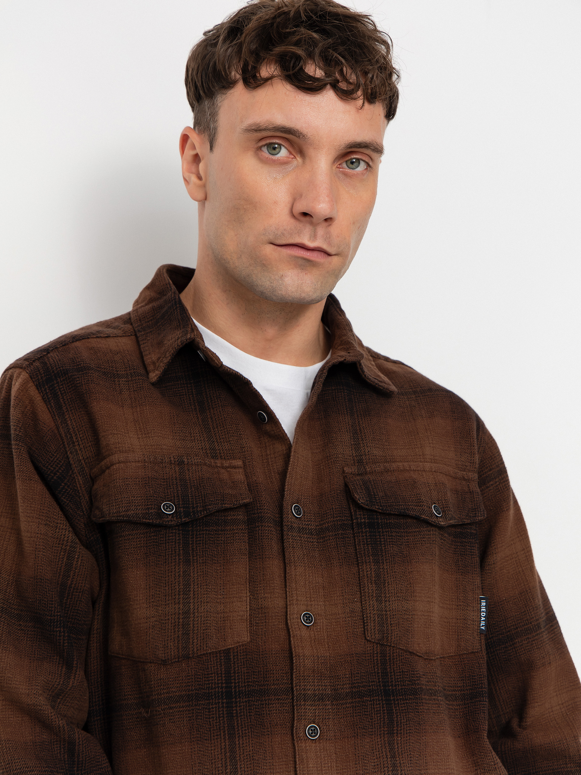 Koszula Iriedaily Rosomako Eco (dark coffee)