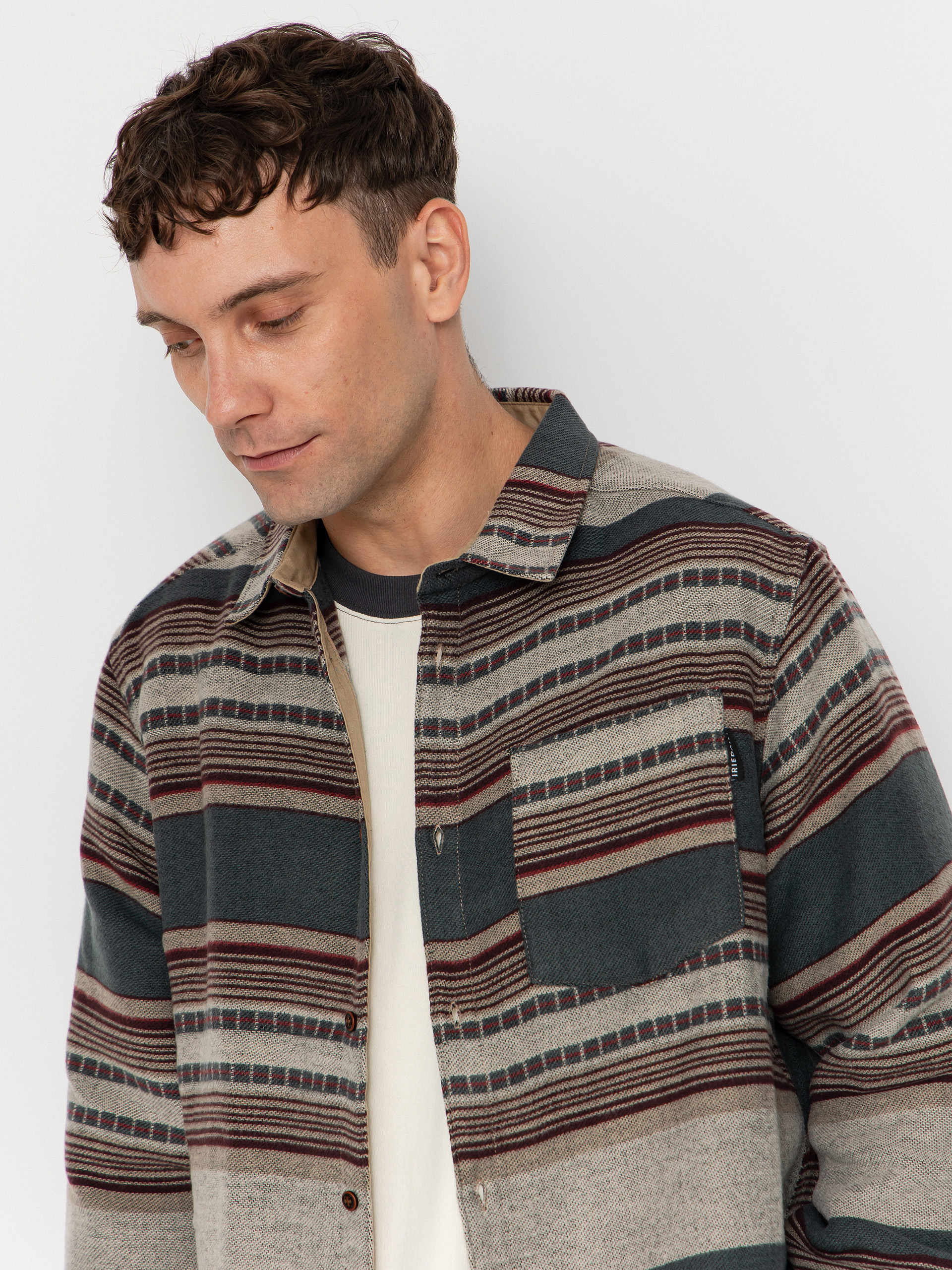 Koszula Iriedaily Santania (khaki green)