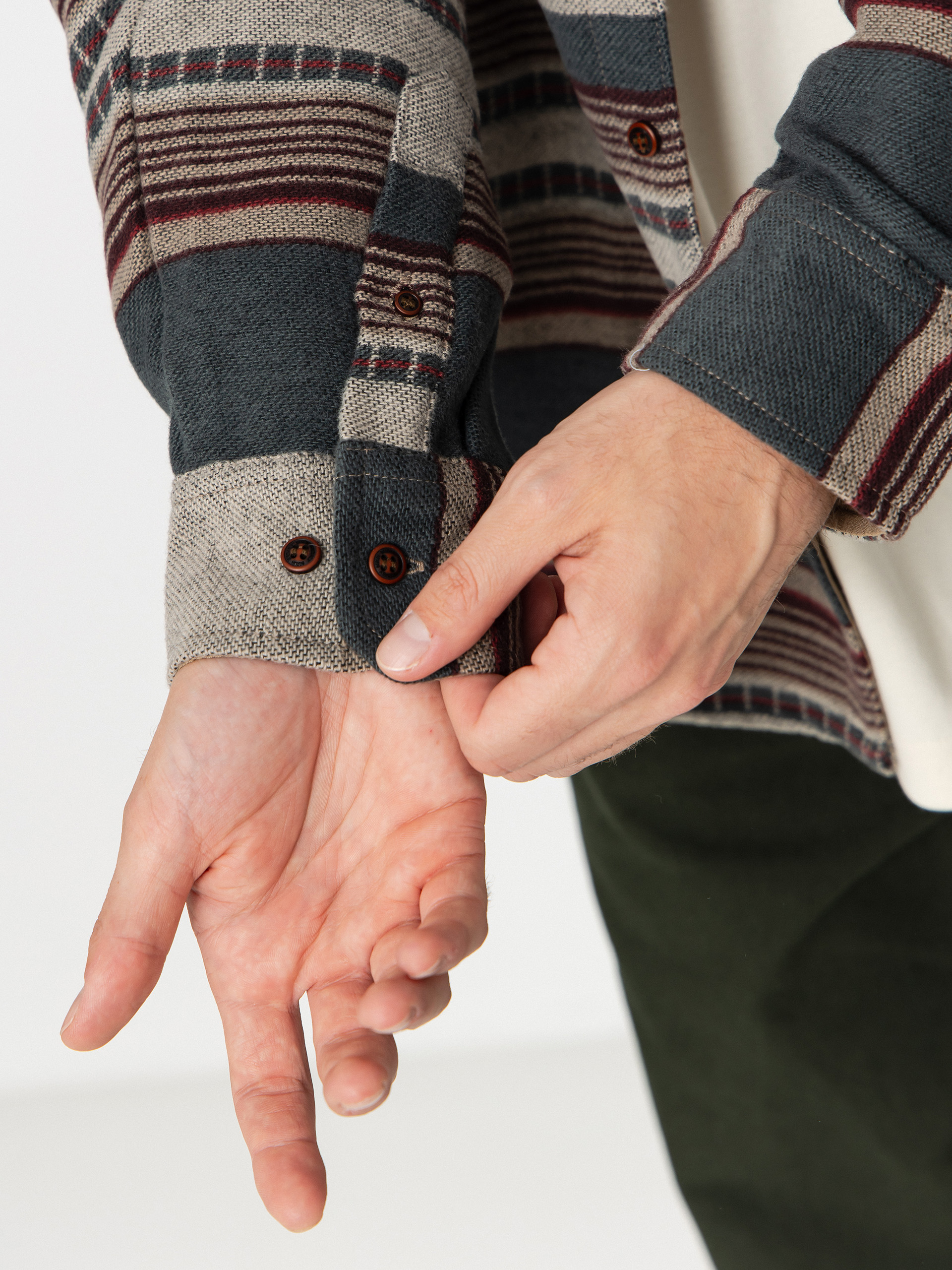 Koszula Iriedaily Santania (khaki green)