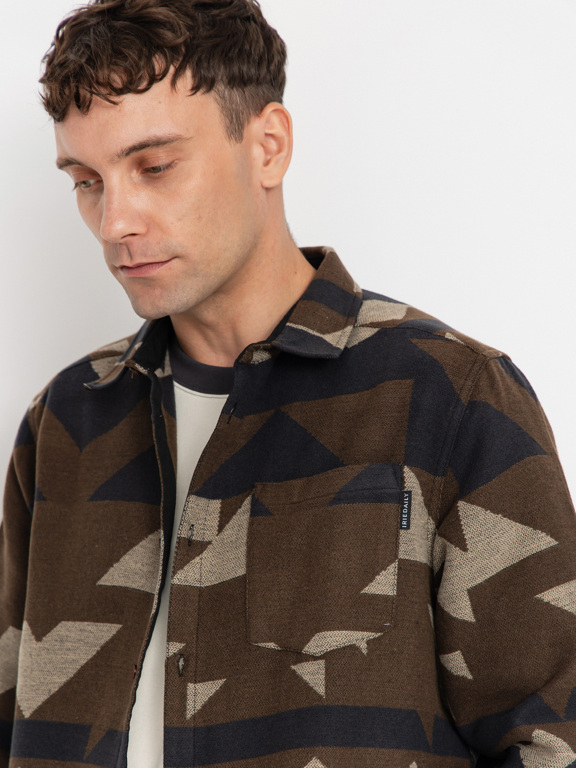 Koszula Iriedaily Santania (dark coffee)