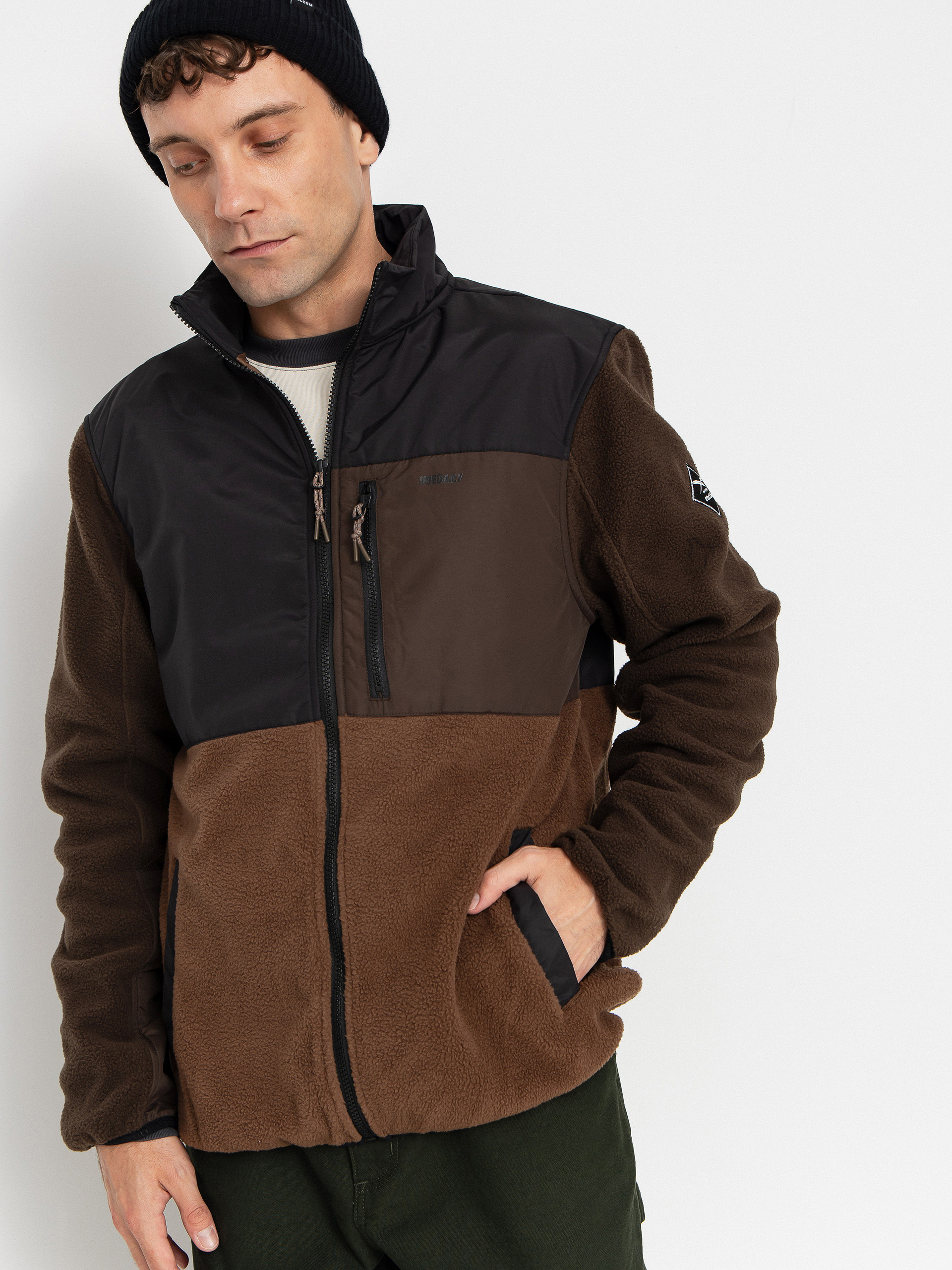 Kurtka Iriedaily Auf Deck Fleece (dark coffee)