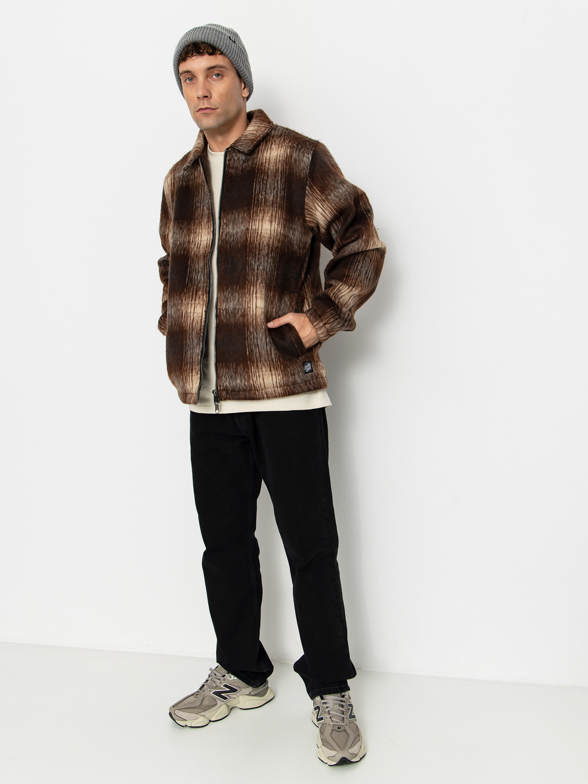 Kurtka Santa Cruz Hideout (brown check)