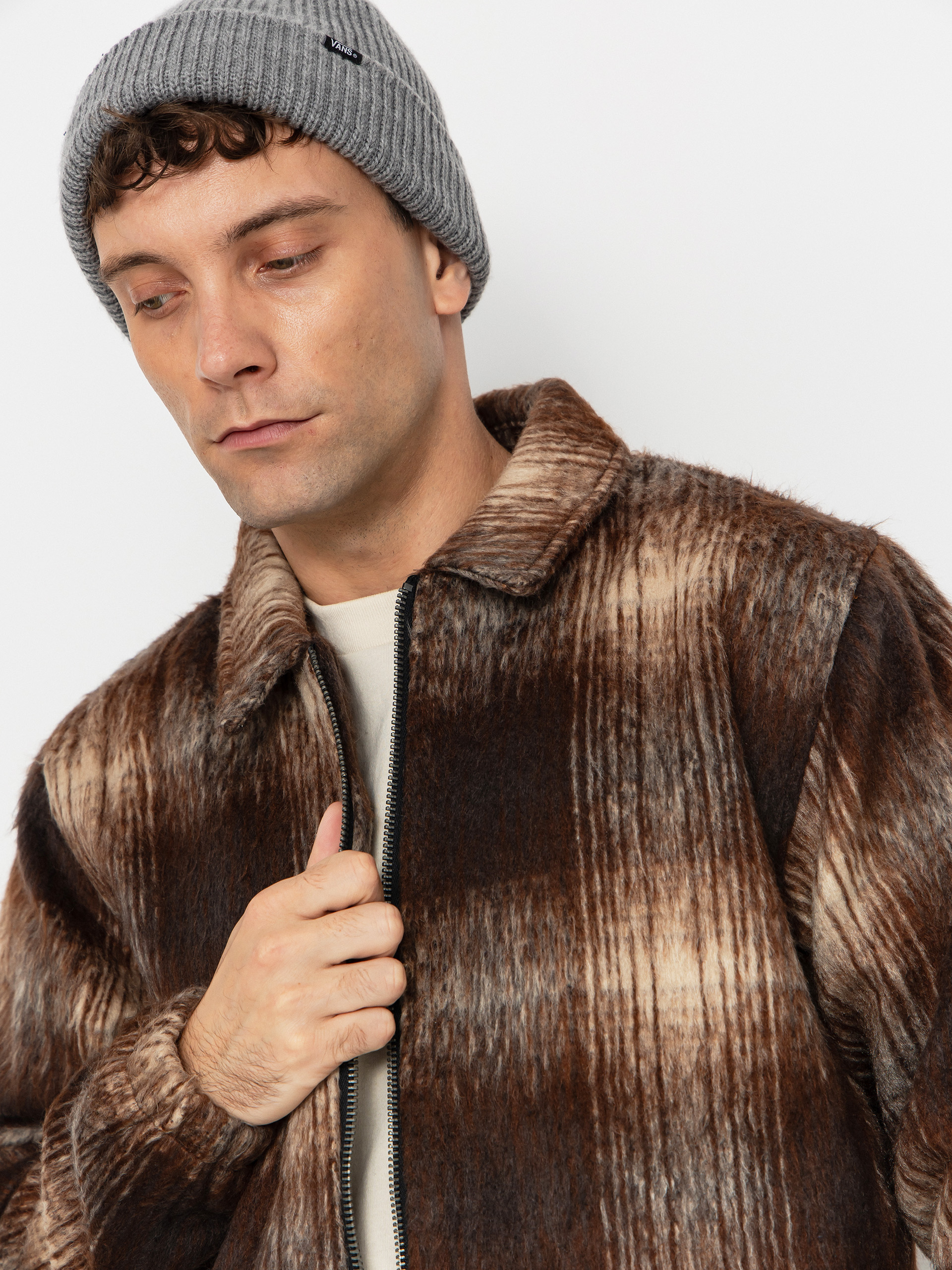 Kurtka Santa Cruz Hideout (brown check)