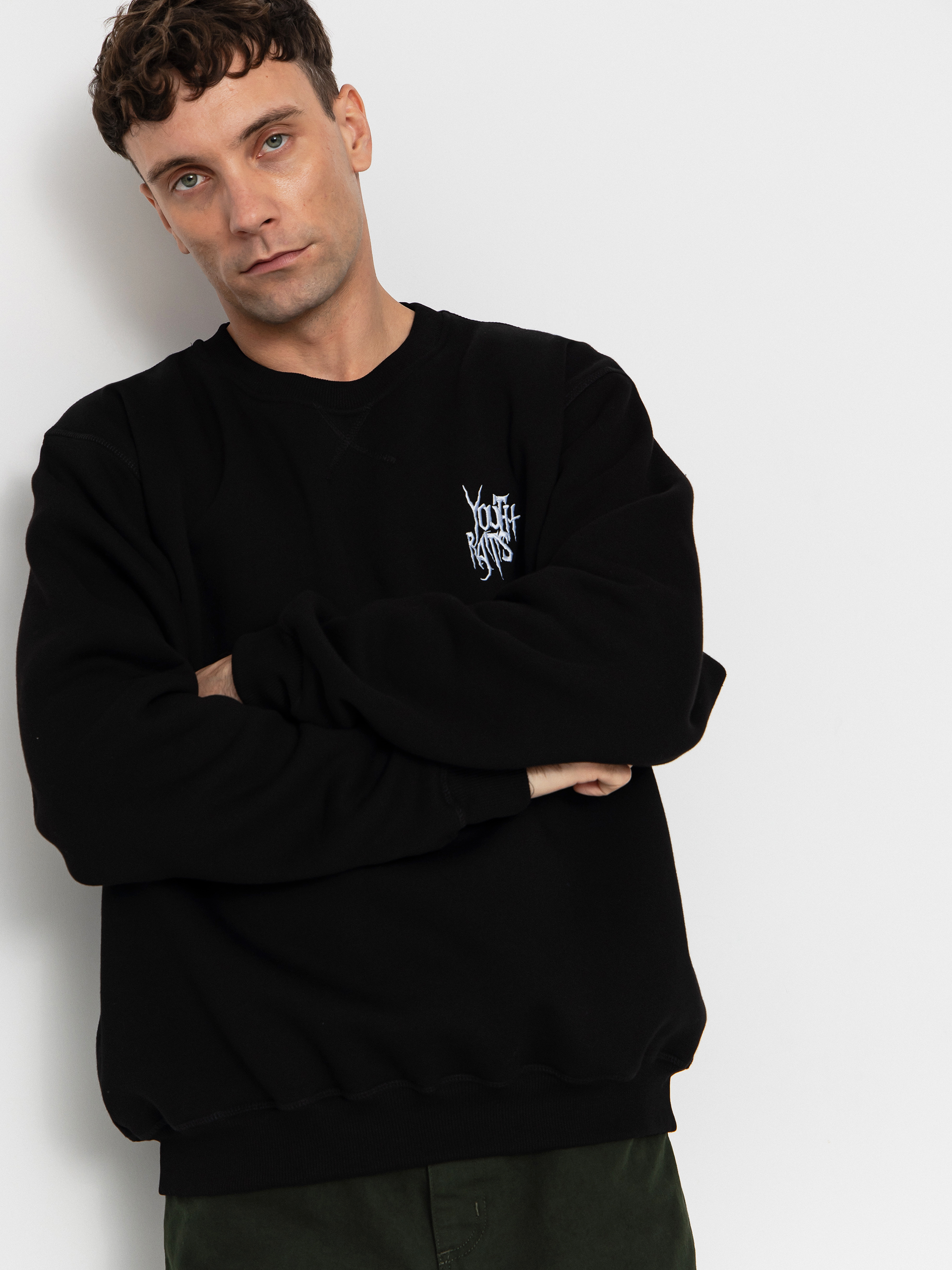 Bluza Youth Skateboards Skate Rat Crew (black)