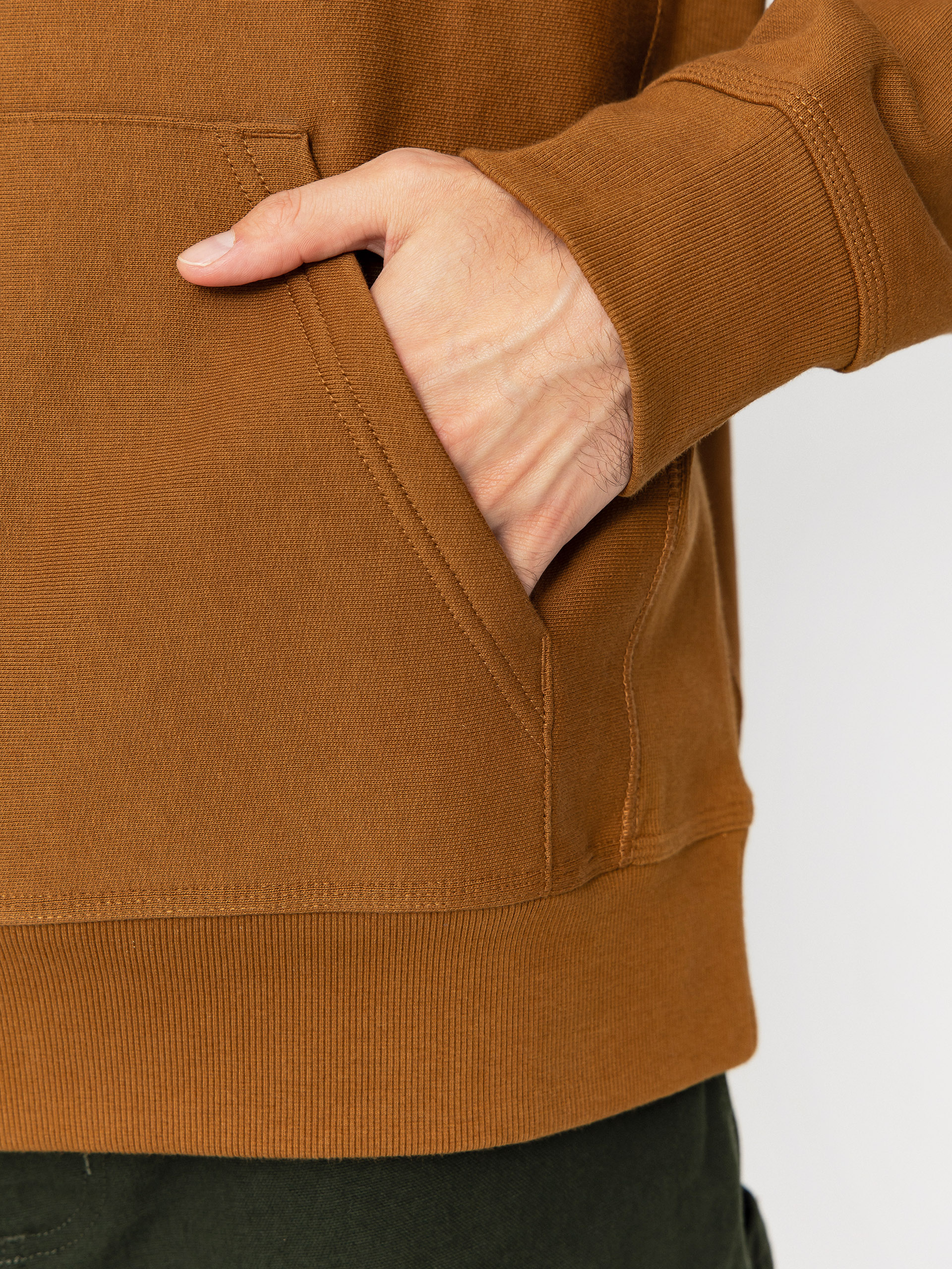 Bluza z kapturem Carhartt WIP American Script HD (hamilton brown)