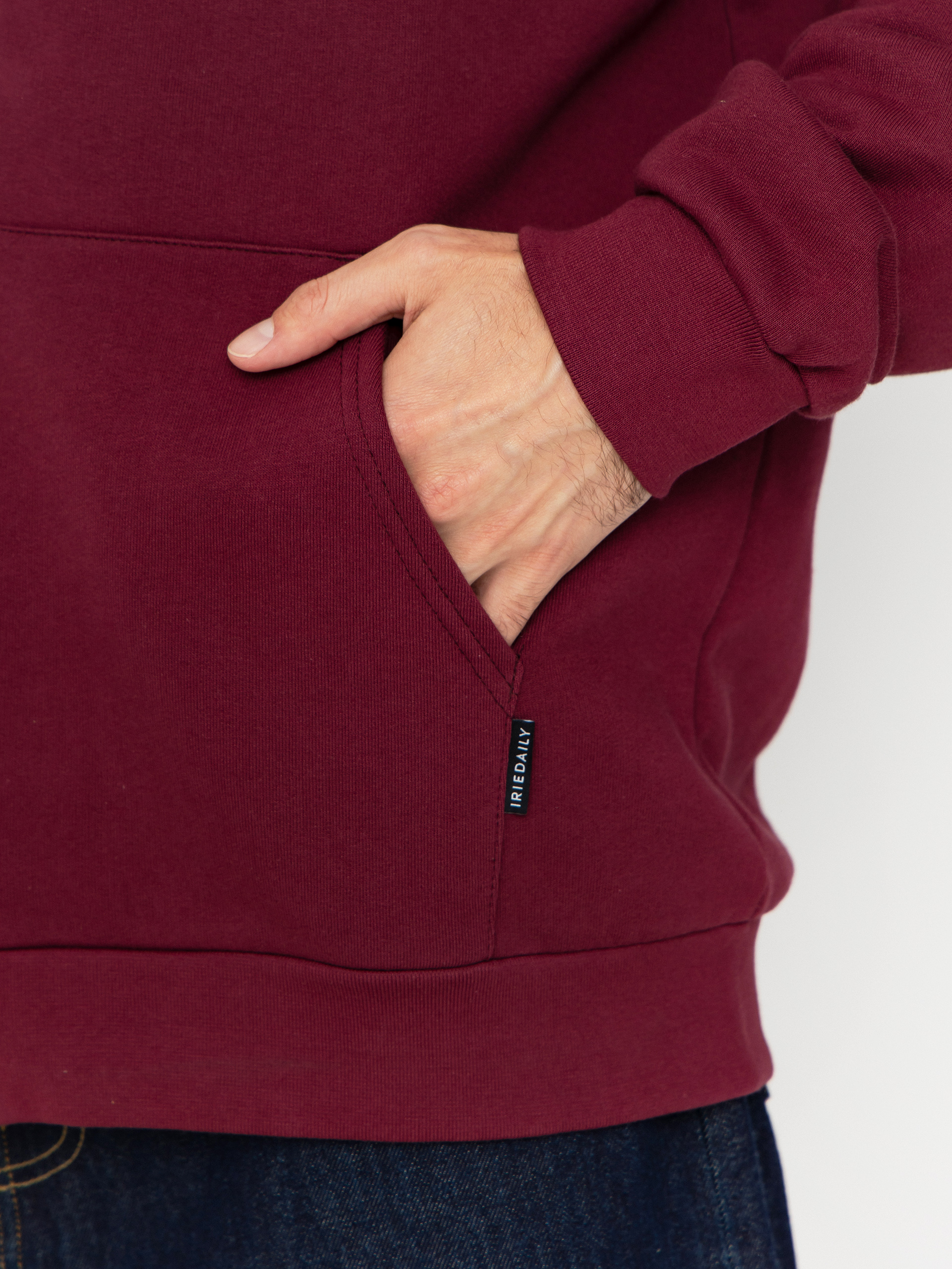 Bluza z kapturem Iriedaily Mini Flag 2 ZHD (wine)