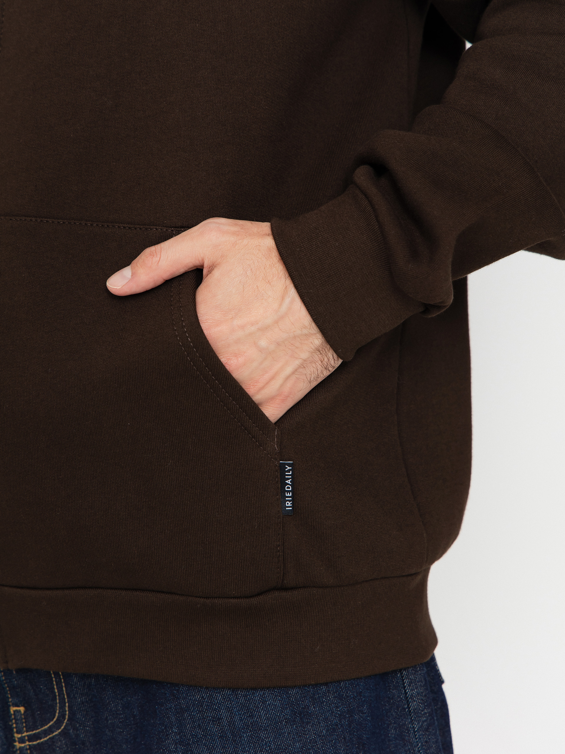 Bluza z kapturem Iriedaily Mini Flag 2 ZHD (dark coffee)