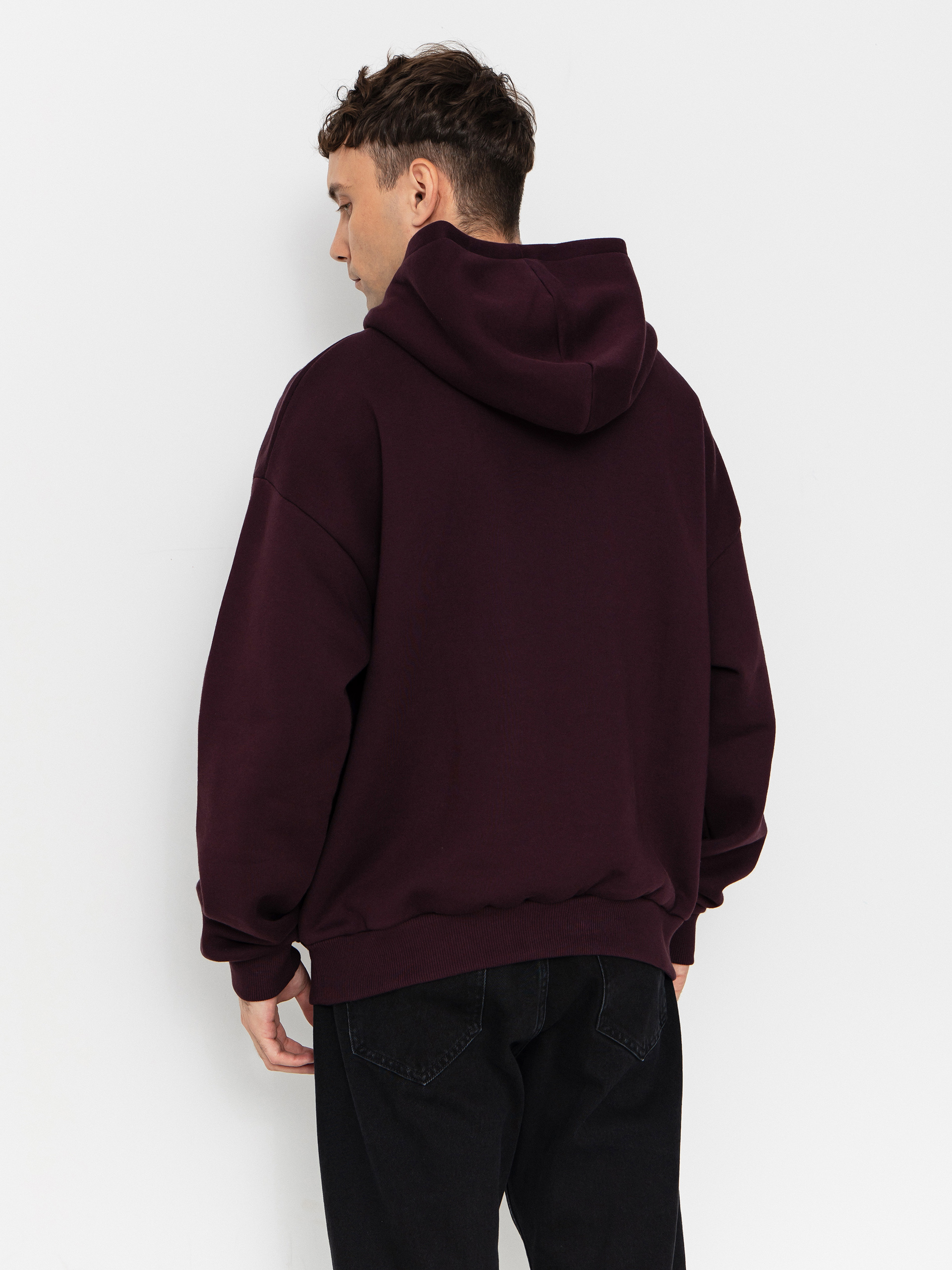 Bluza z kapturem Iriedaily Flagloose HD (aubergine)