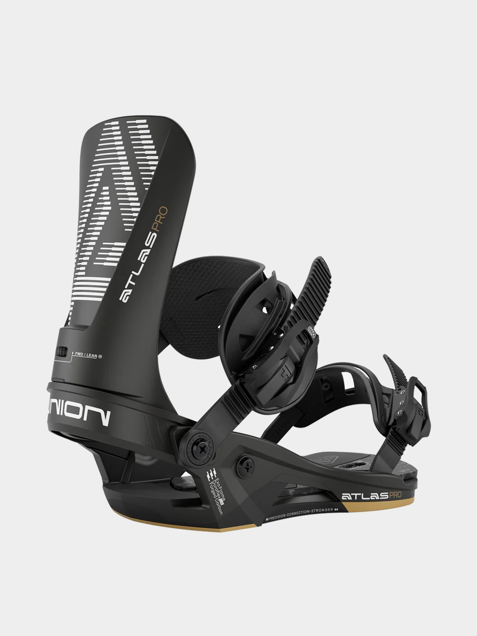 Męskie Wiązania snowboardowe Union Atlas Pro (metallic black)