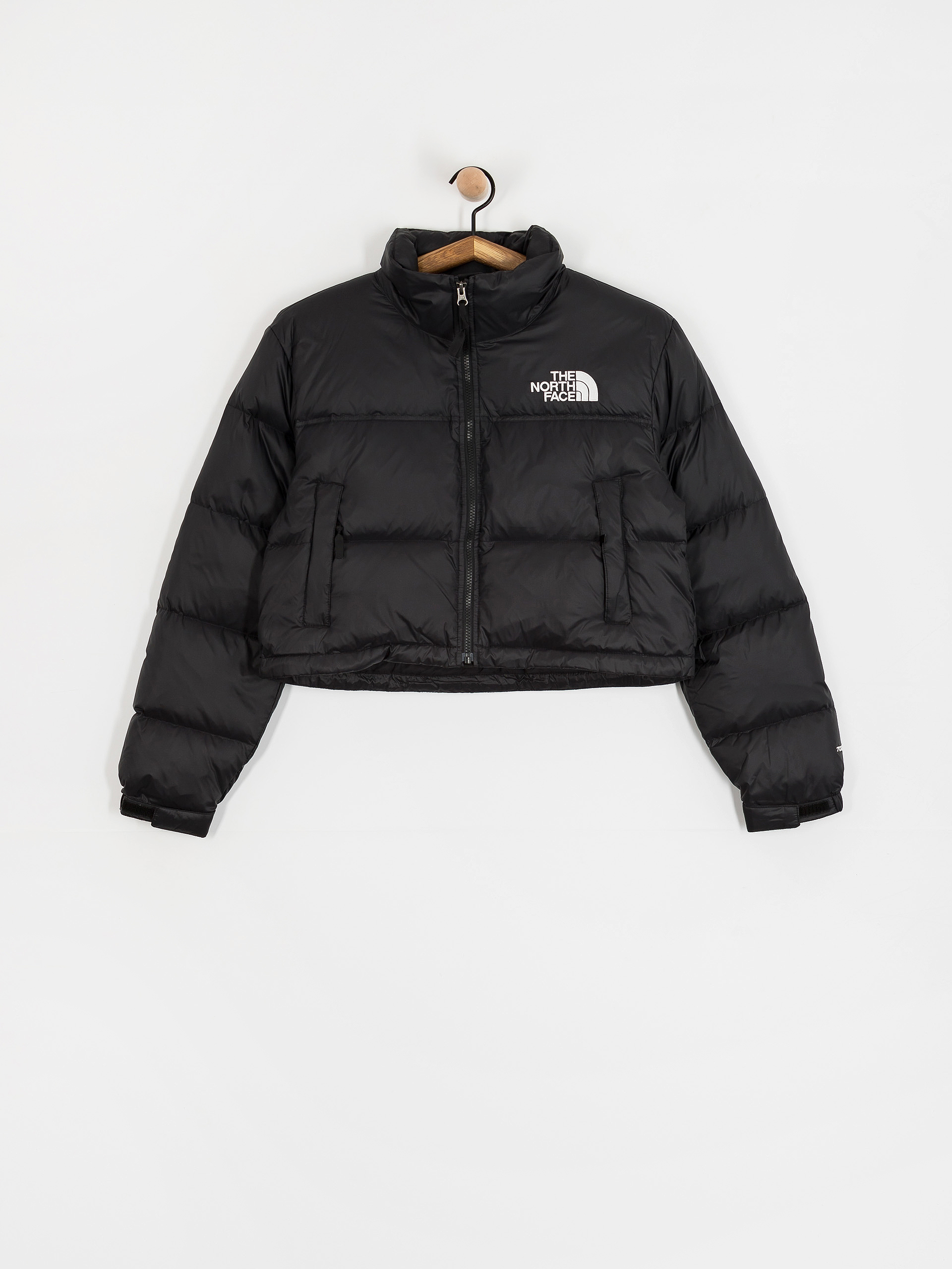 Kurtka The North Face Nuptse Short Wmn (tnf black/tnf black/r)