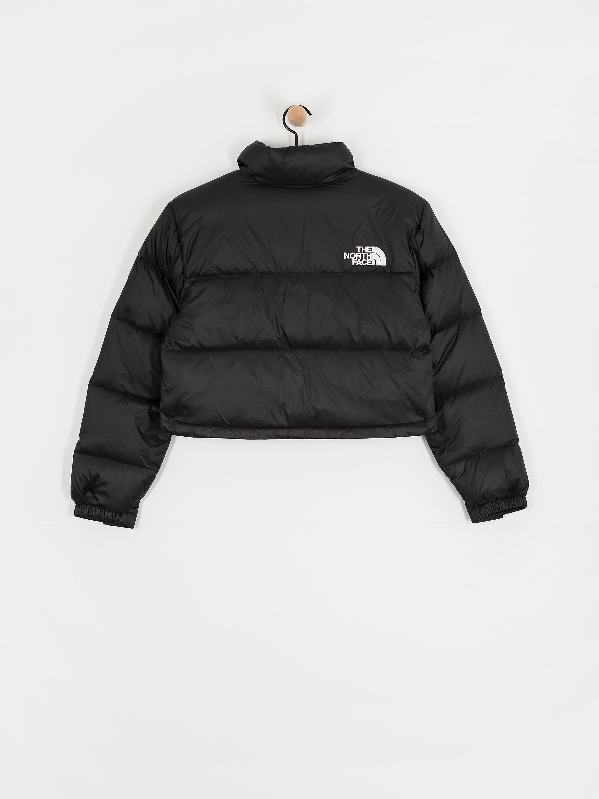 Kurtka The North Face Nuptse Short Wmn (tnf black/tnf black/r)