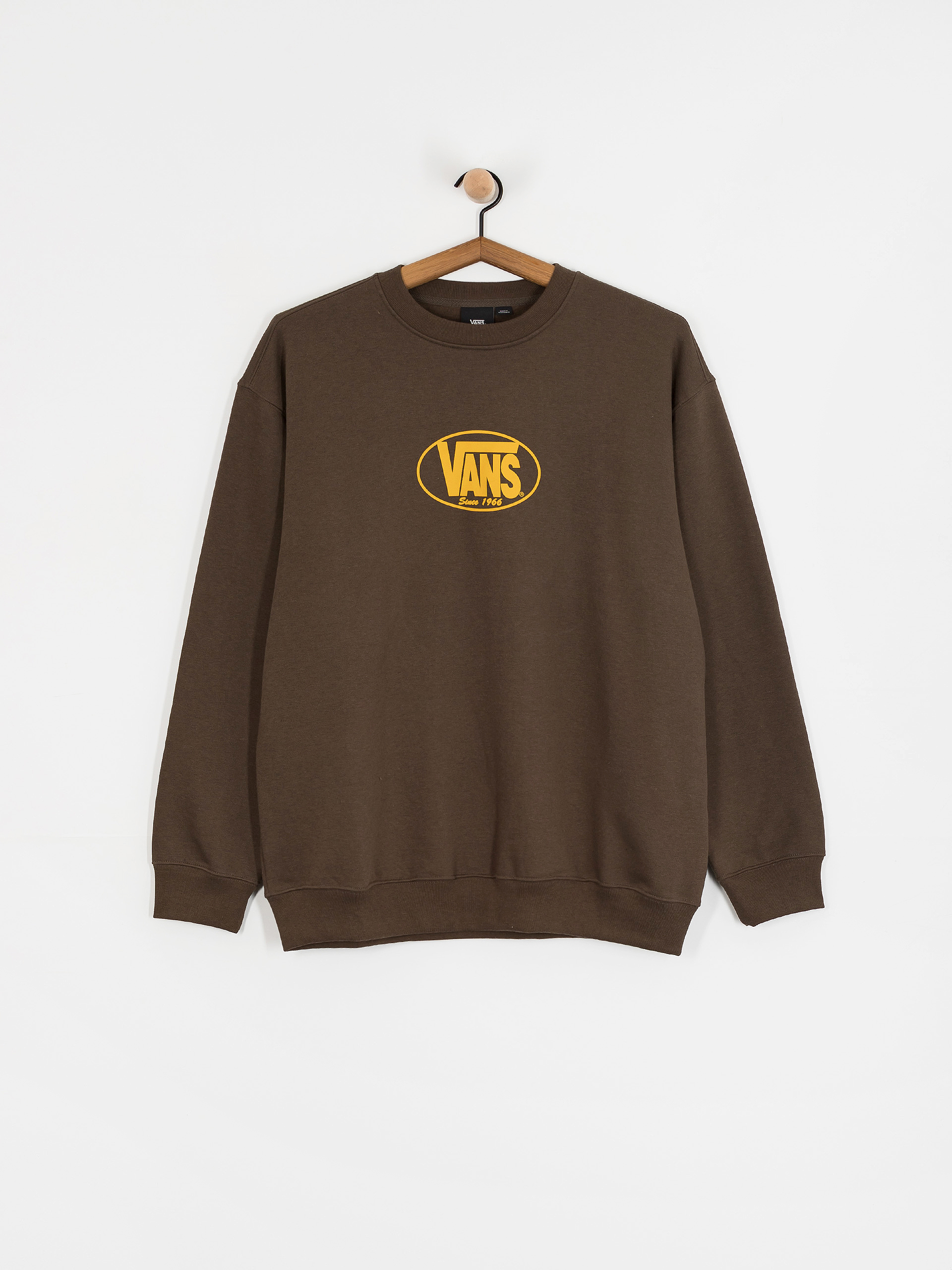 Bluza Vans Classic Oval Crew (coal brown)