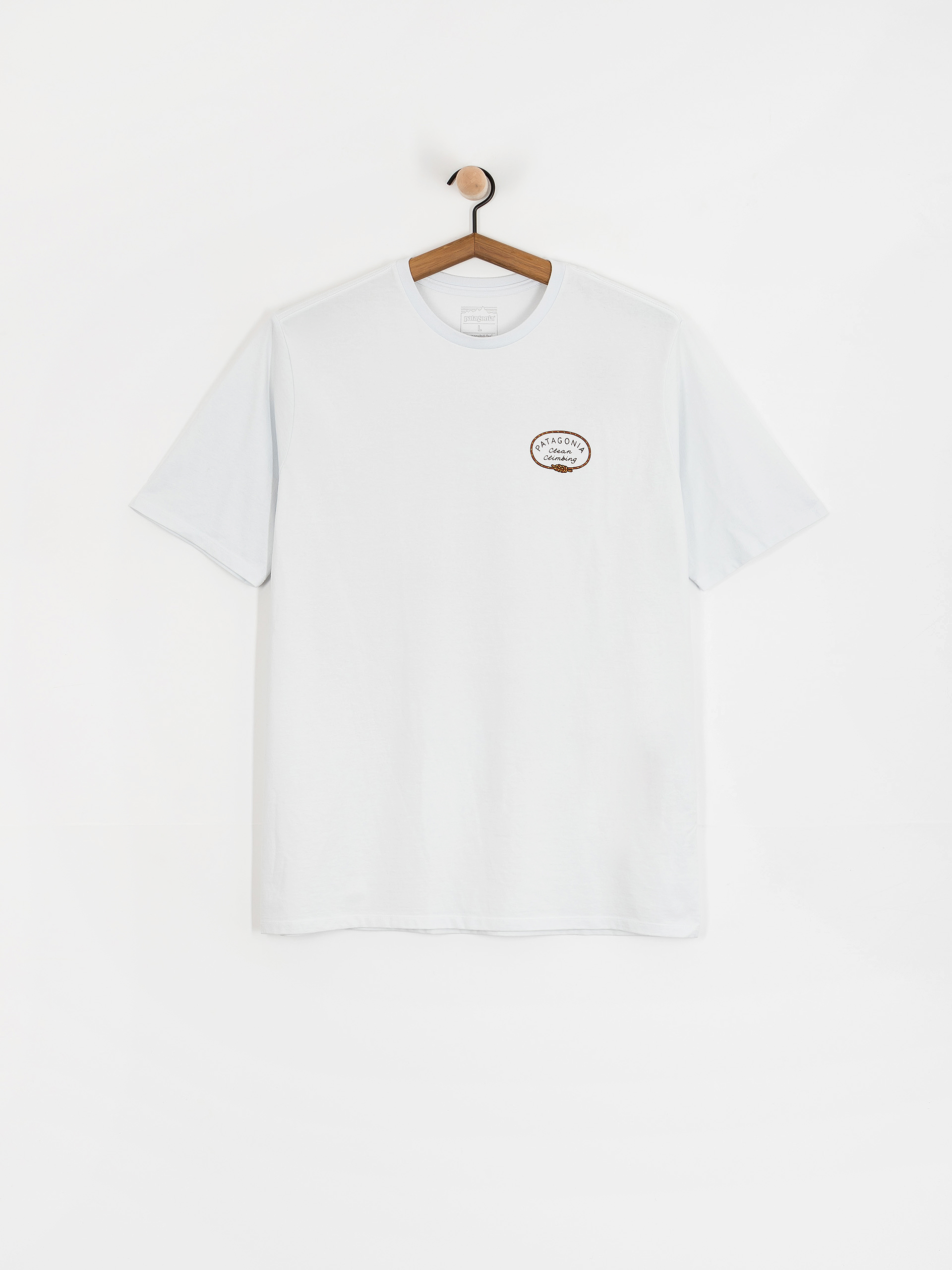 T-shirt Patagonia Clean Climb Roots Responsibili (white)