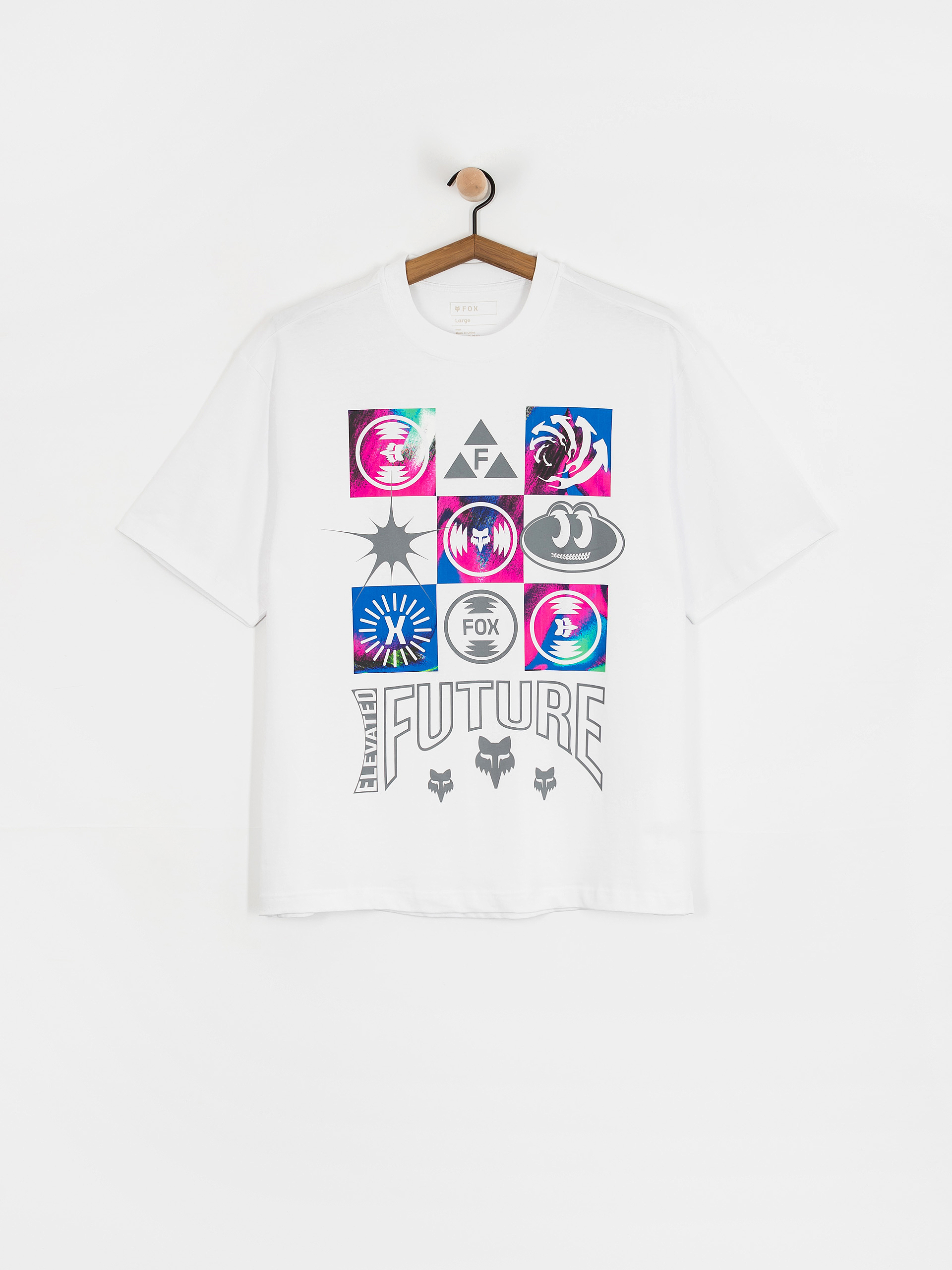 T-shirt Fox Image Cosmo Mw Oversized (white)