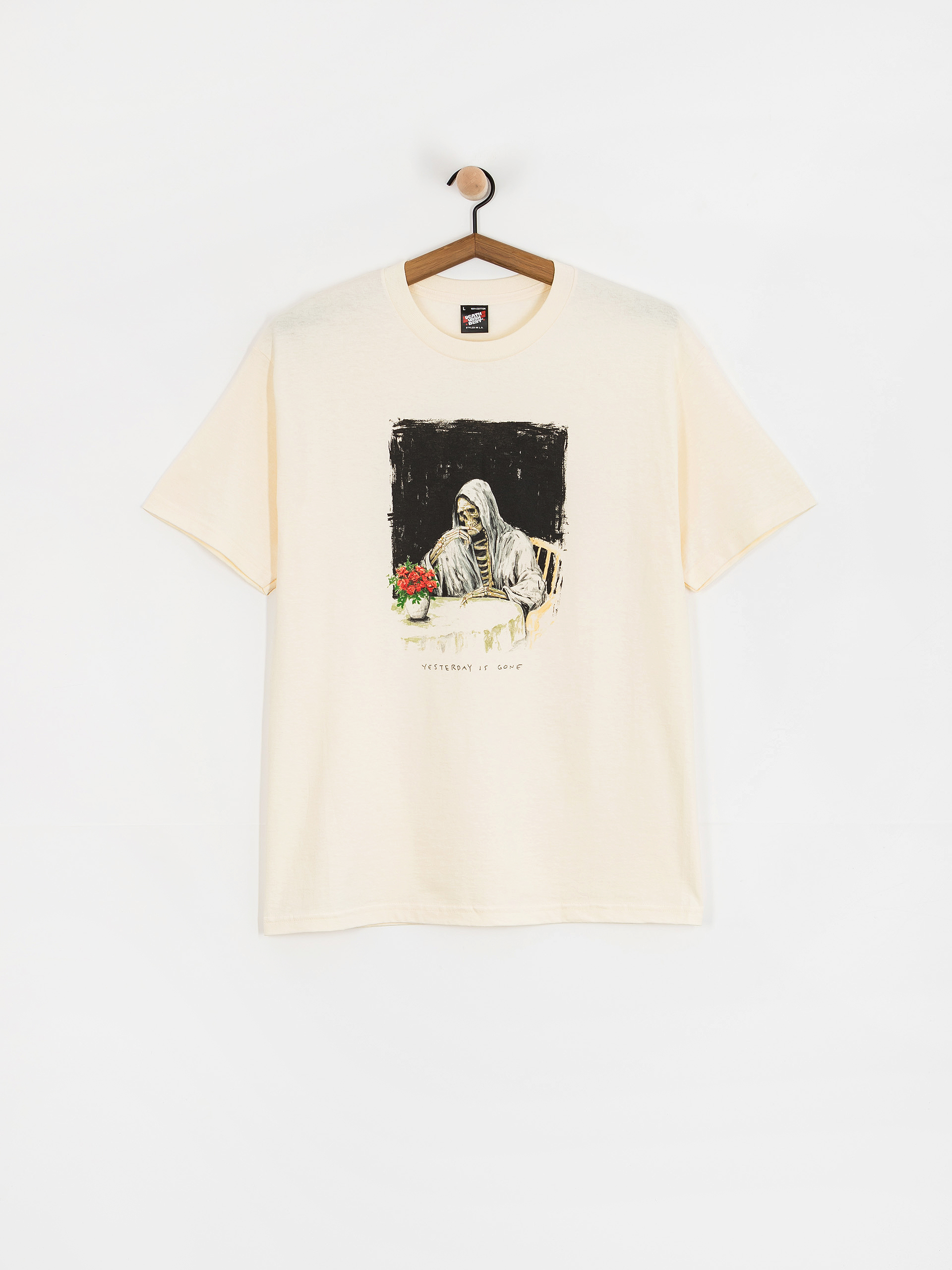 T-shirt Deathwish Yesterday Is Gone (cream)