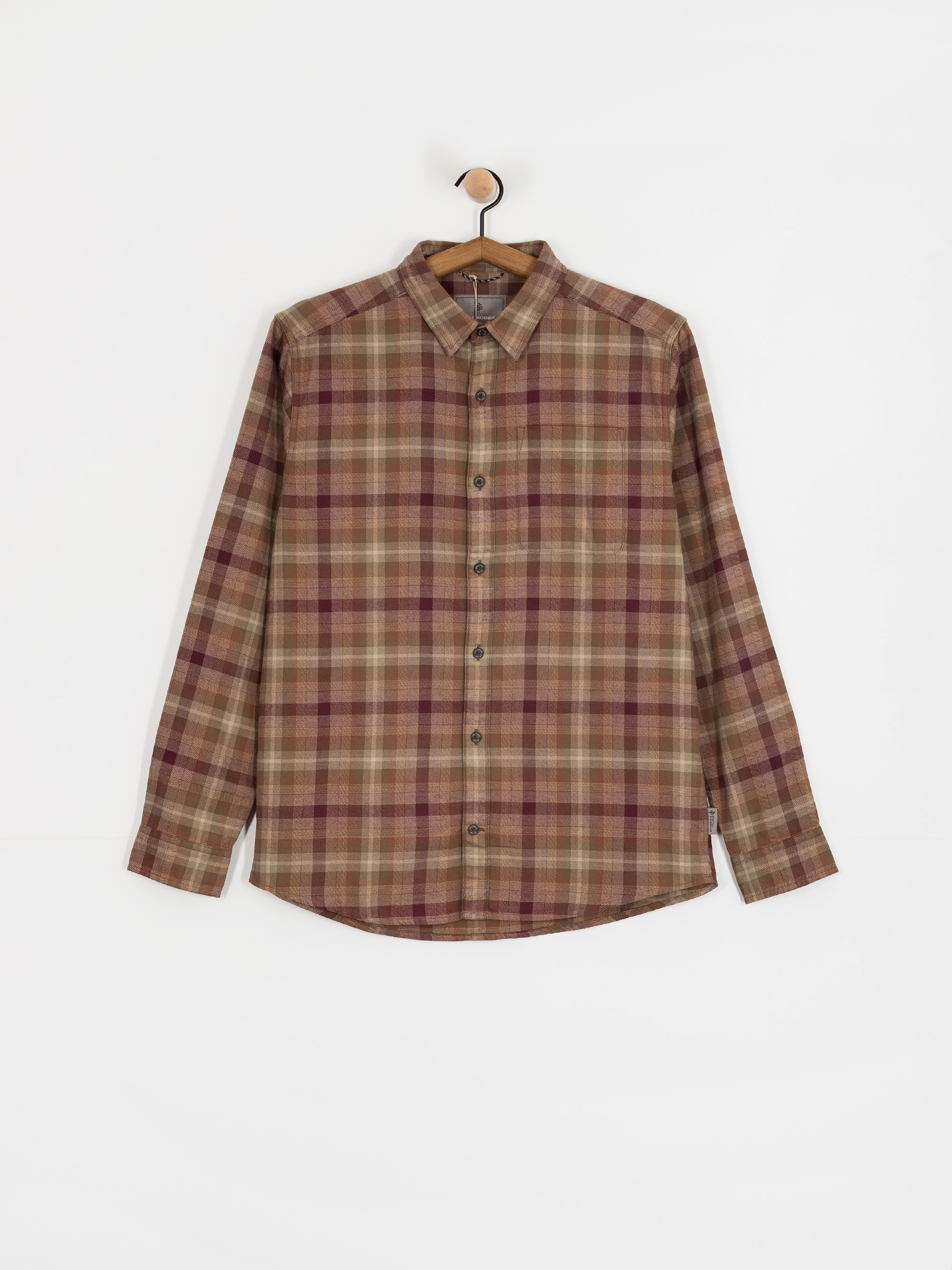 Koszula Royal Robbins Lieback Organic Cotton Flannel (dusty olive dipsea pld)