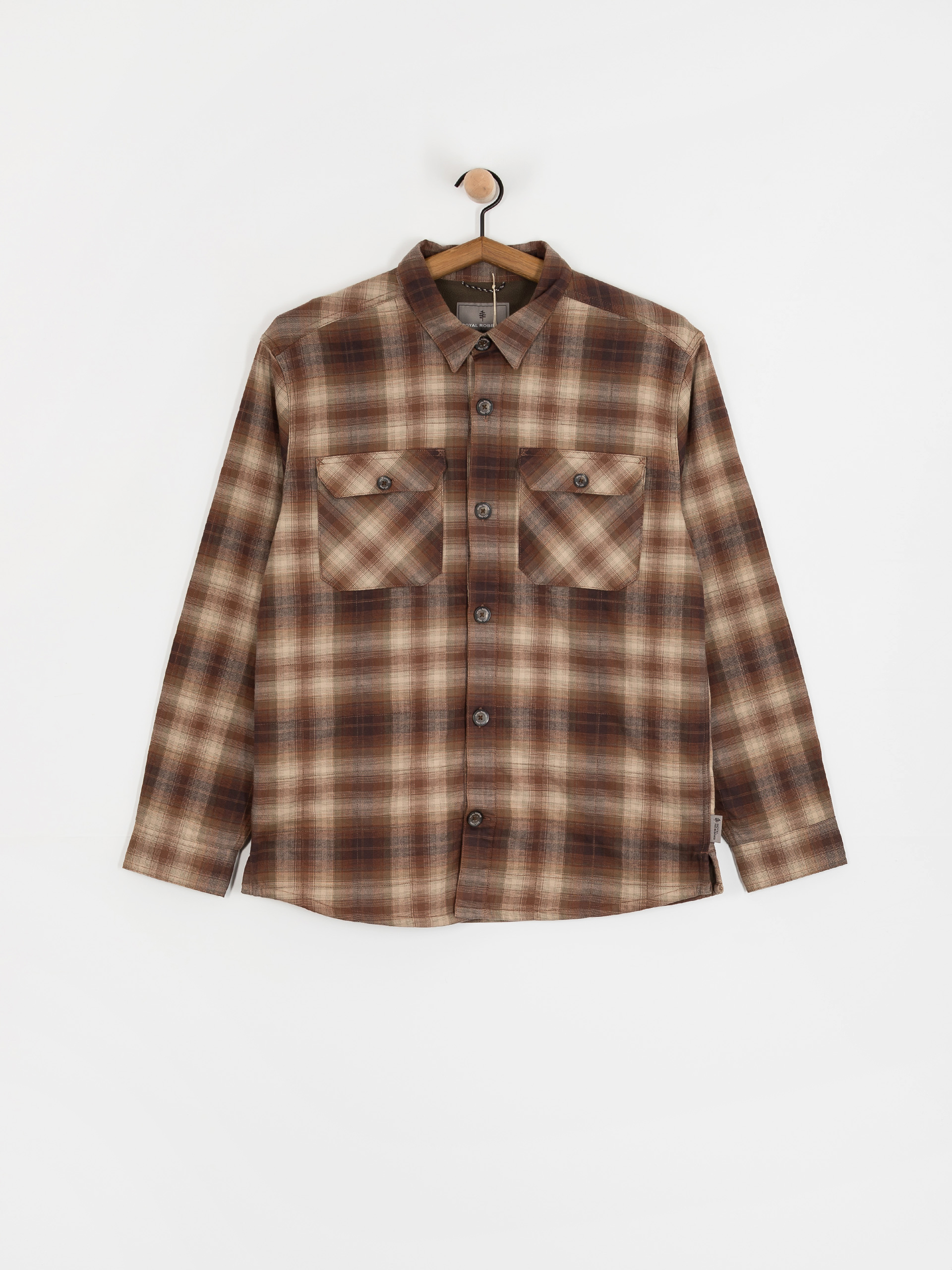 Koszula Royal Robbins Snowcap Lined Flannel (seal brown tioga pld)