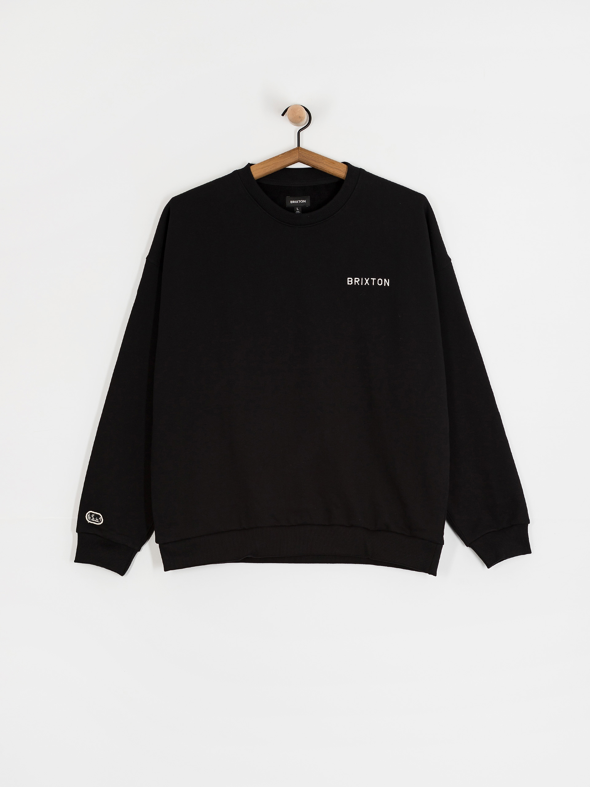 Bluza Brixton Embroidered Heavy Weight (black)
