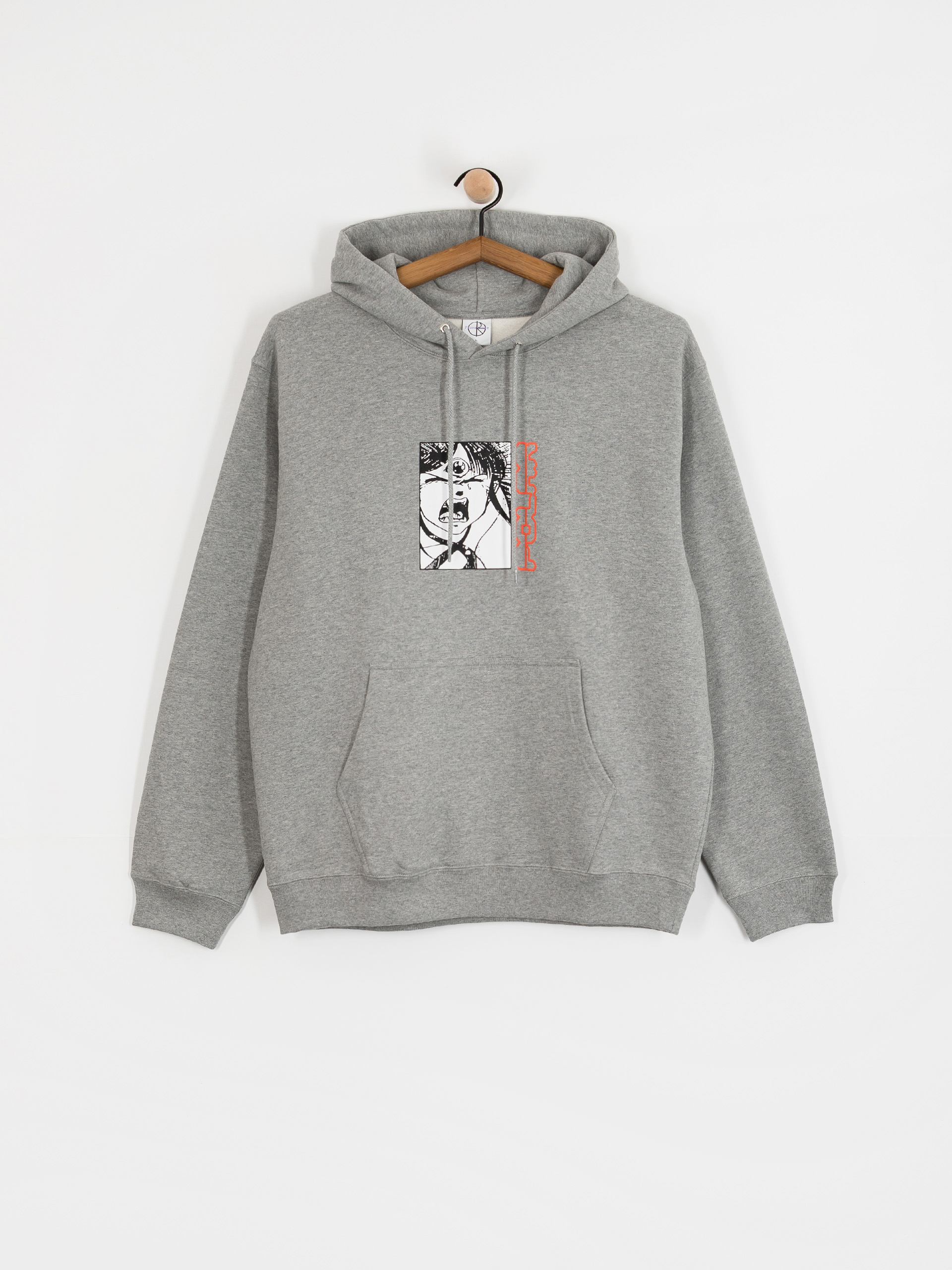 Bluza z kapturem Polar Skate Dave Third Eye HD (heather grey)