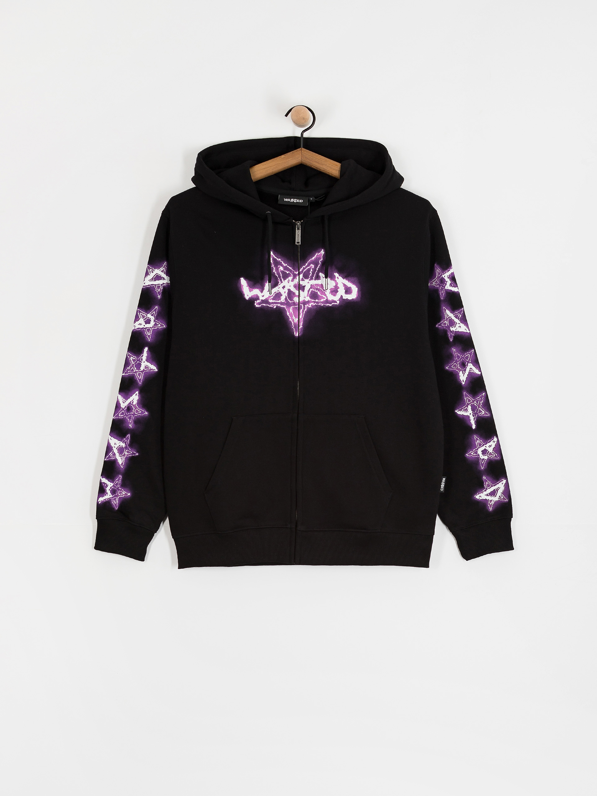 Bluza z kapturem Wasted Paris Surt ZHD (black/violet)
