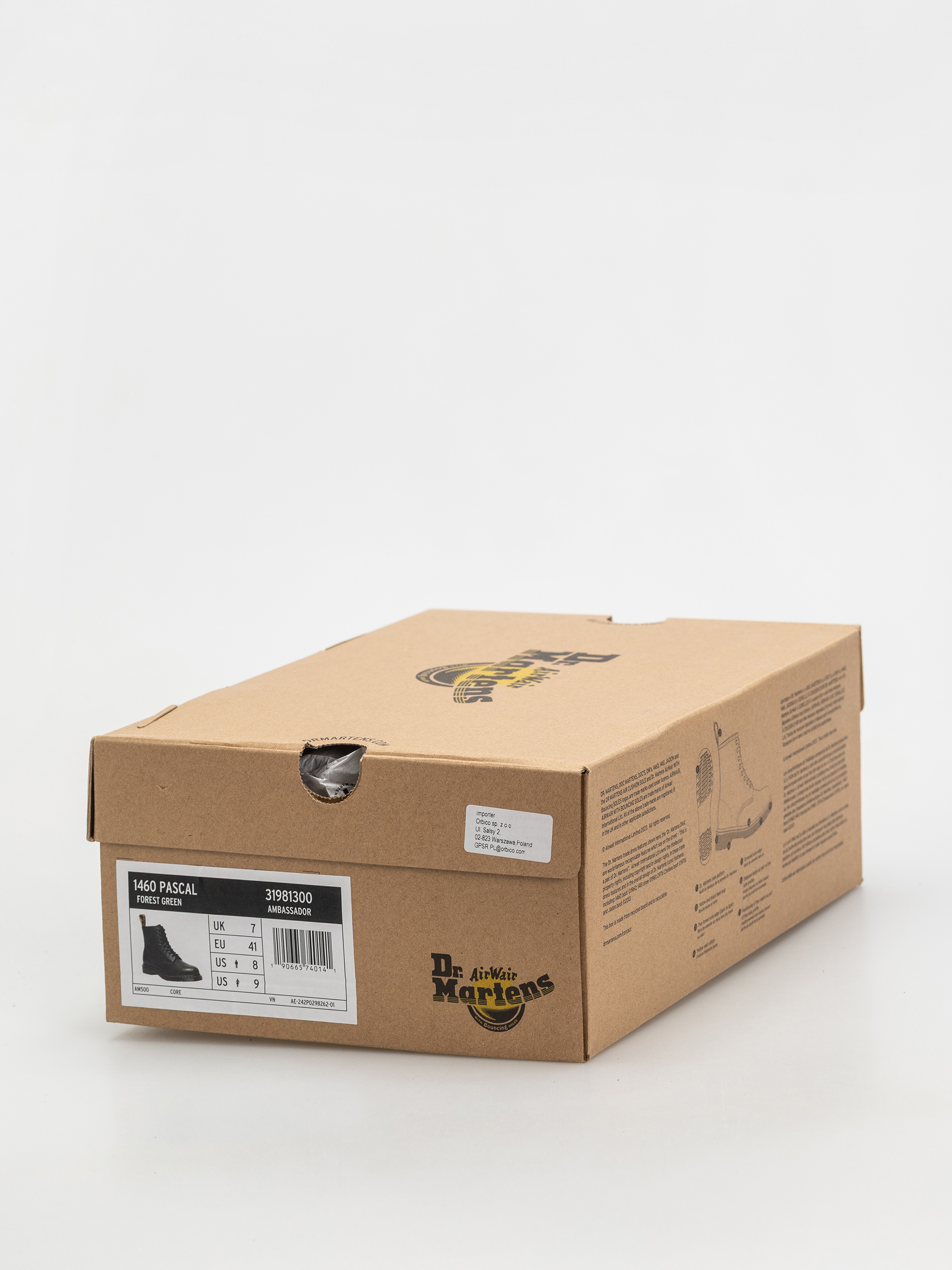 Buty Dr. Martens 1460 Pascal (forest green green ambassador)