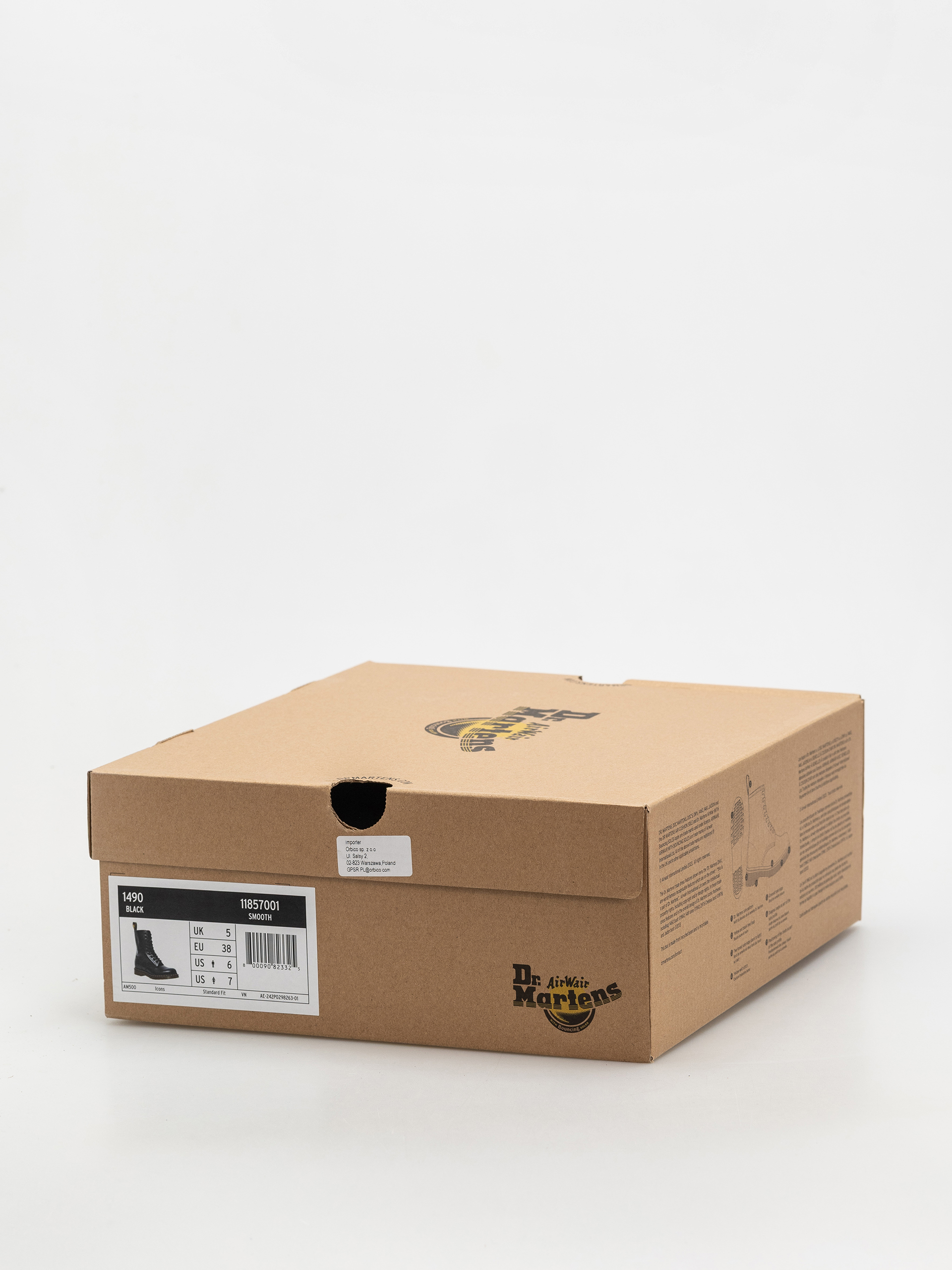 Buty Dr. Martens 1490 (black smooth)