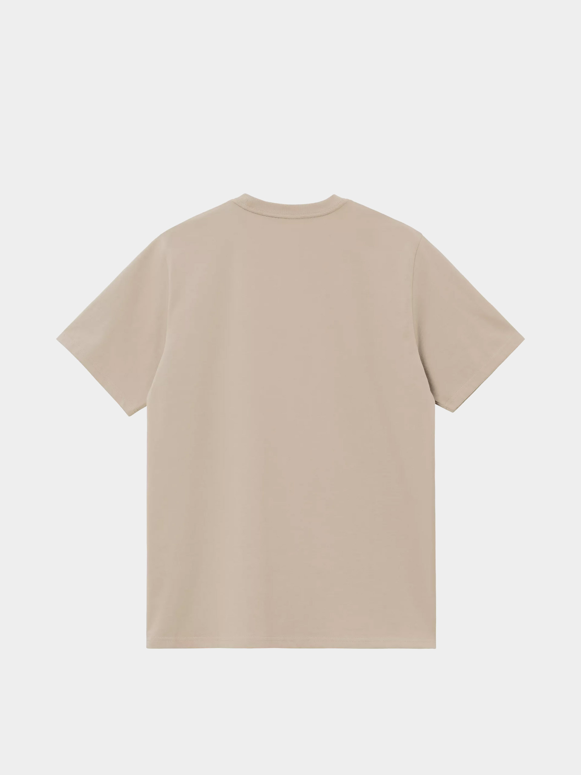 T-shirt Carhartt WIP Script Embroidery (fleur de sel/white)