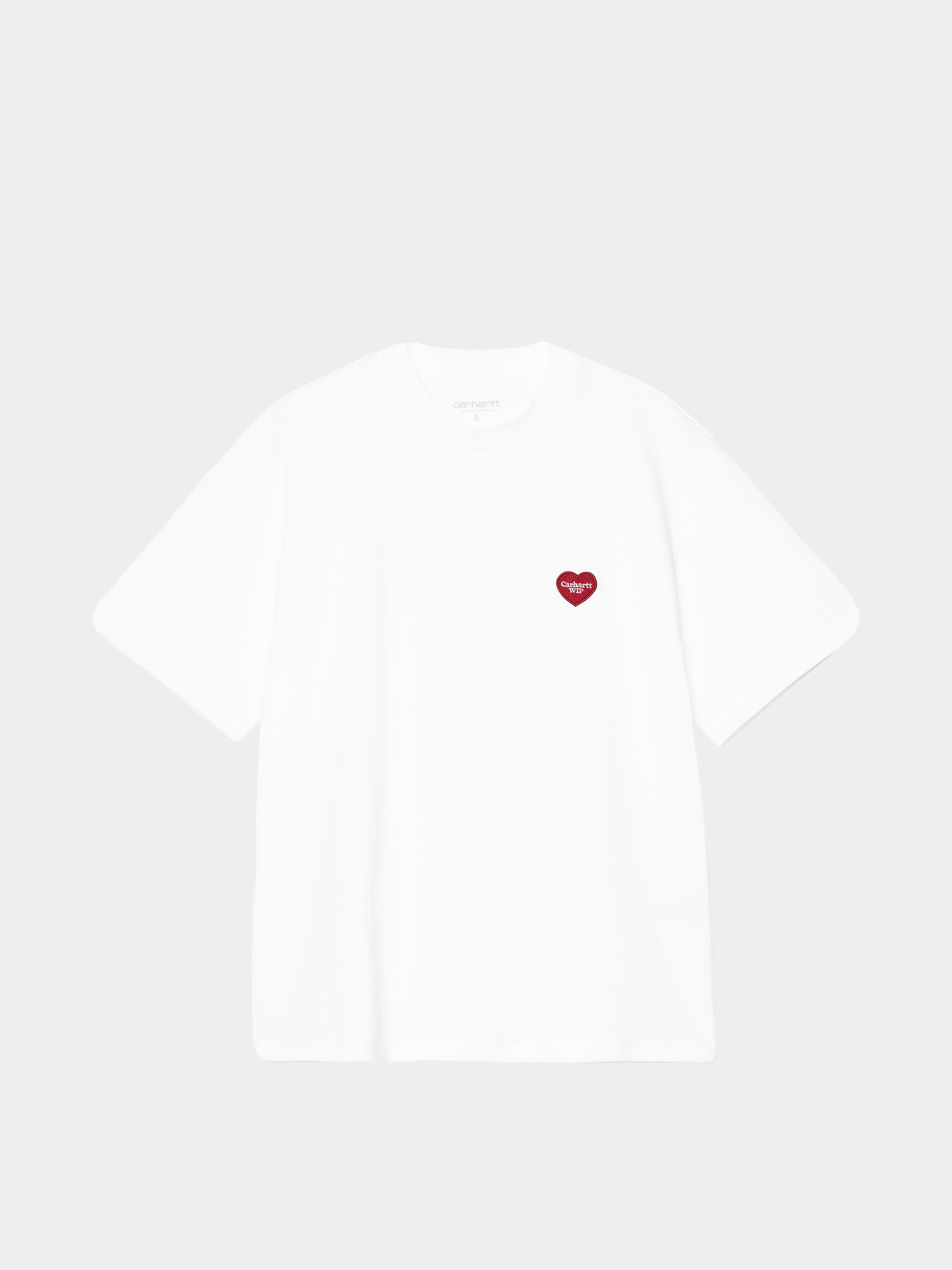 T-shirt Carhartt WIP Heart Patch Wmn (white/red)