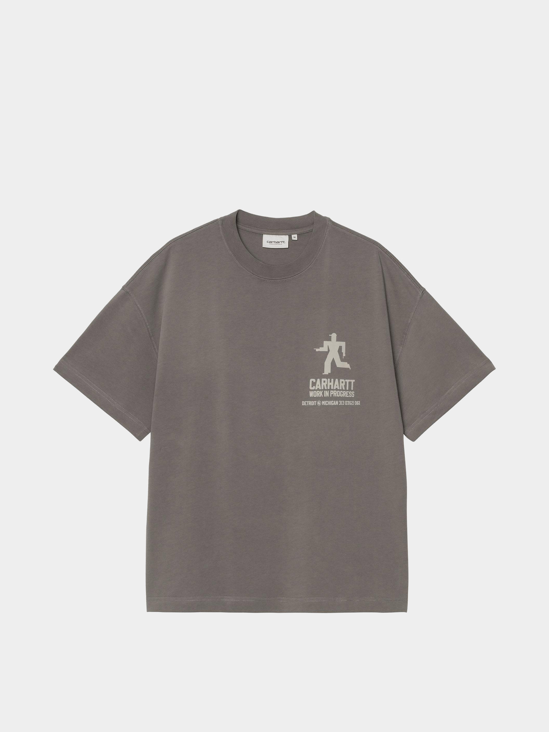 T-shirt Carhartt WIP Distance (graphite/stone dyed)
