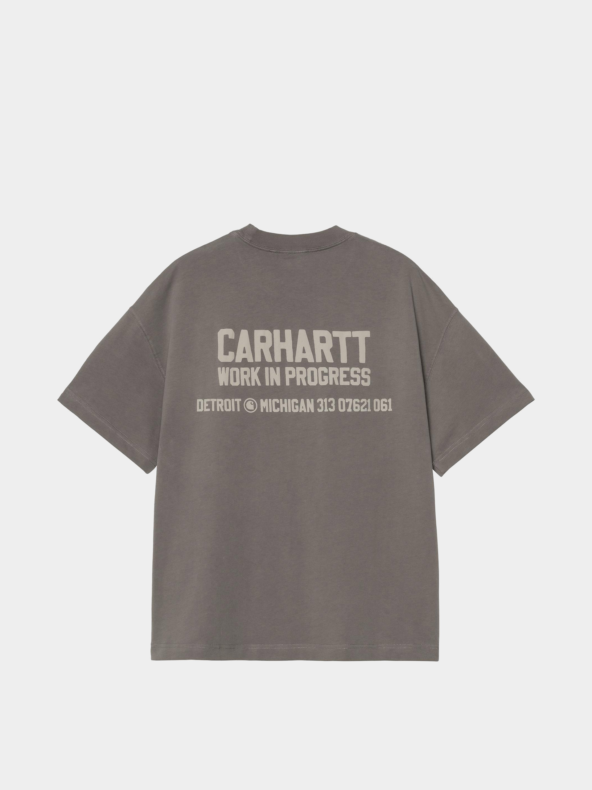 T-shirt Carhartt WIP Distance (graphite/stone dyed)