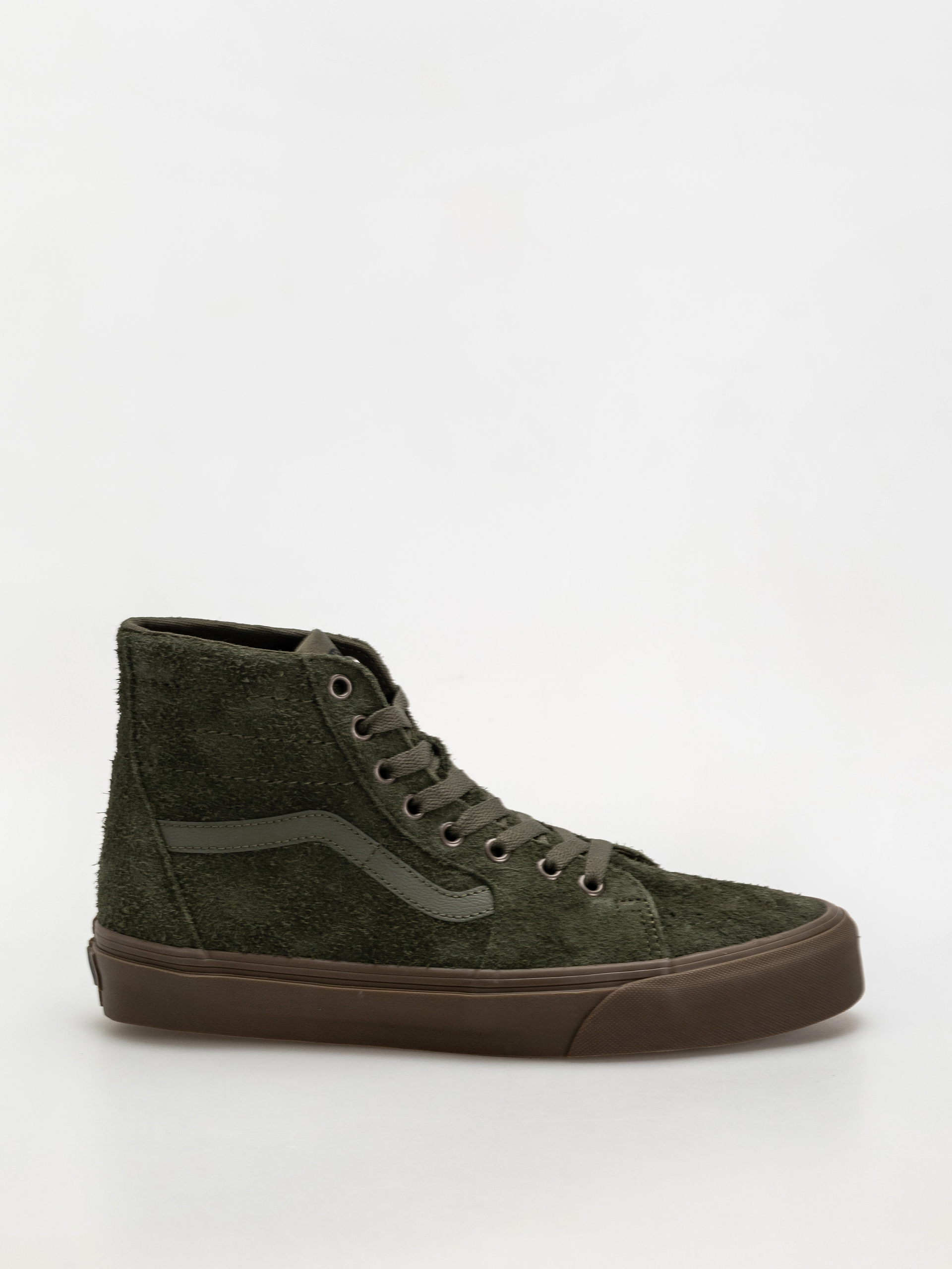 Buty Vans Sk8 Hi Tapered (hairy suede olive/gum)