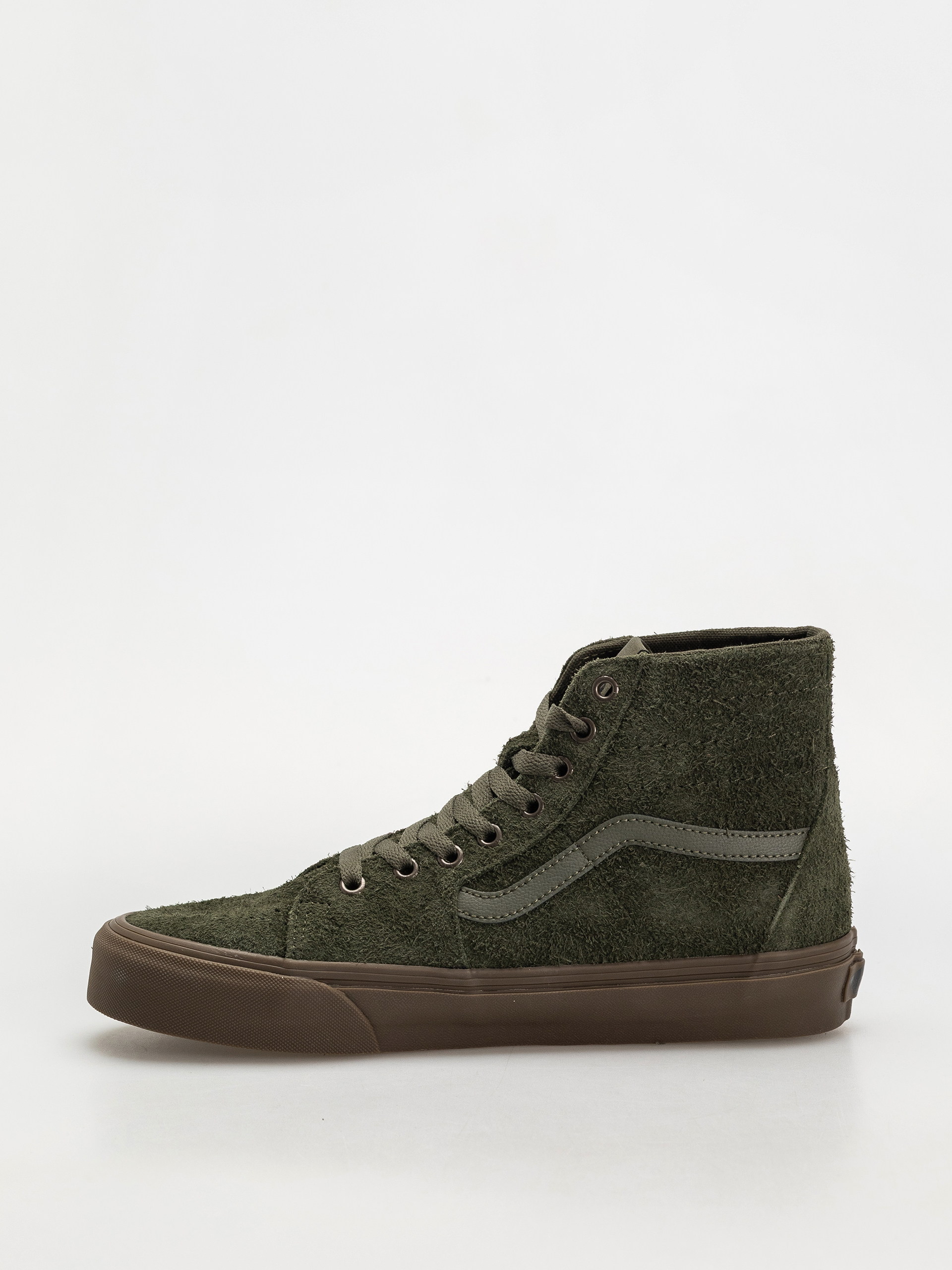 Buty Vans Sk8 Hi Tapered (hairy suede olive/gum)