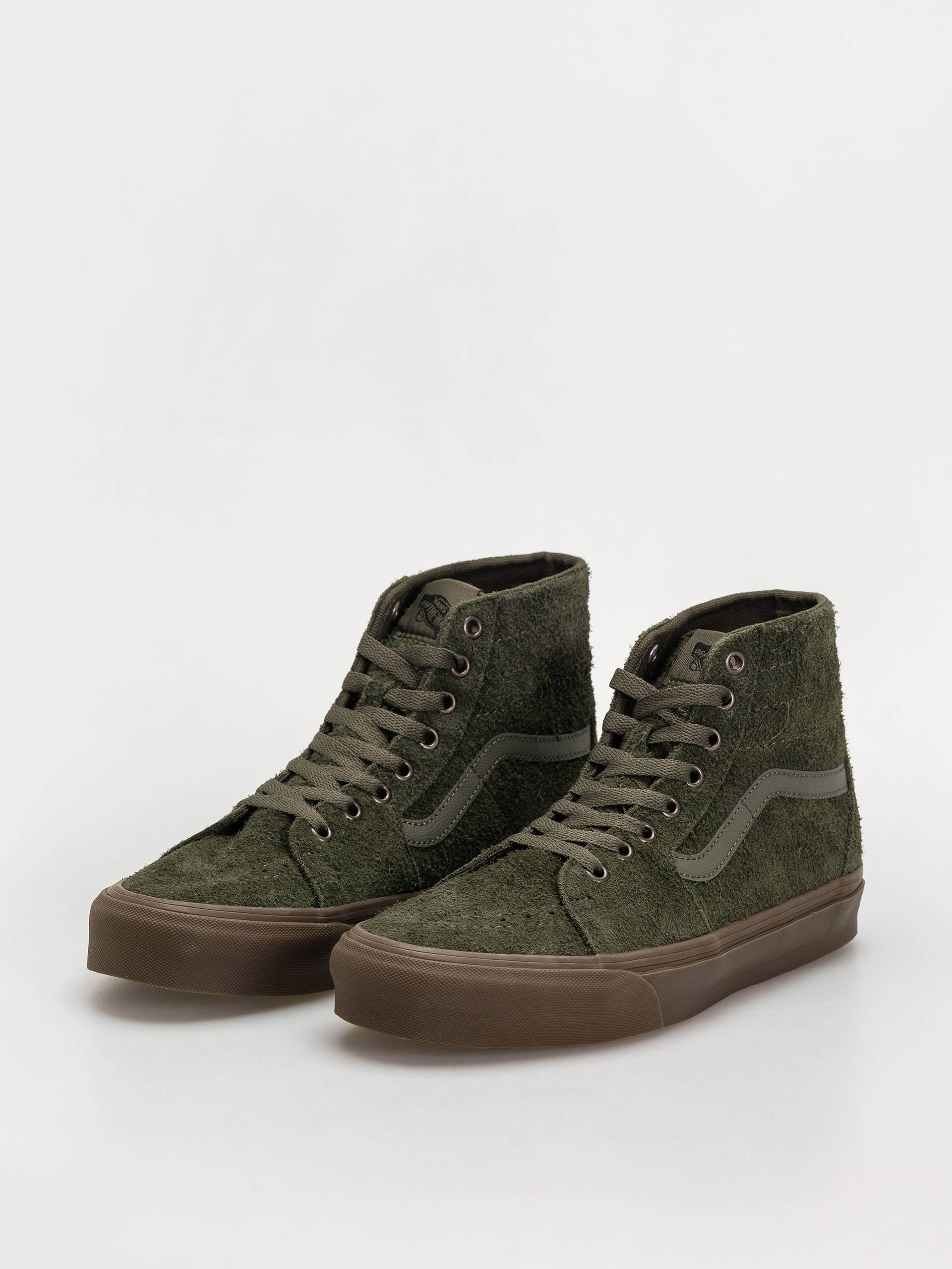 Buty Vans Sk8 Hi Tapered (hairy suede olive/gum)