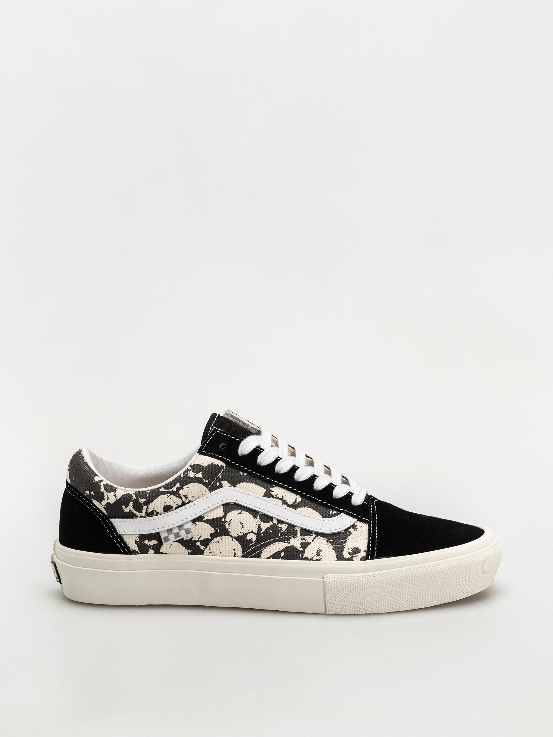 Buty Vans Skate Old Skool (skull pile black/white/gum)