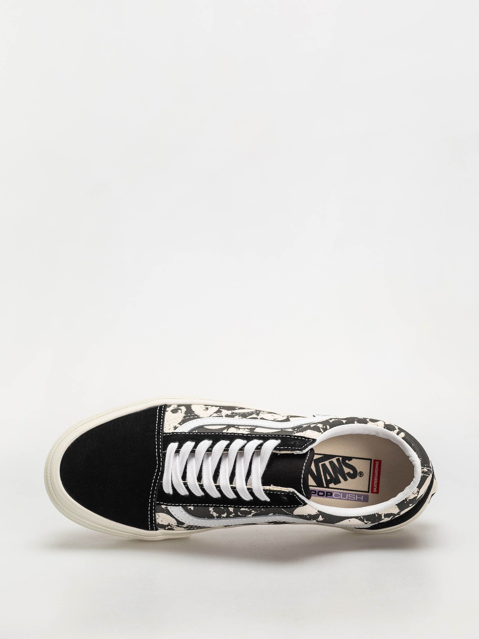 Buty Vans Skate Old Skool (skull pile black/white/gum)