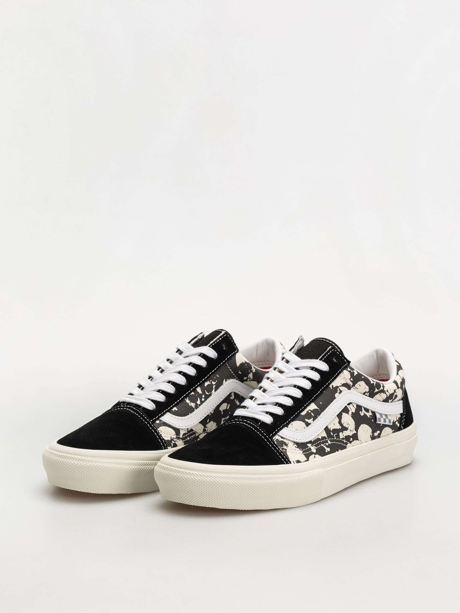 Buty Vans Skate Old Skool (skull pile black/white/gum)