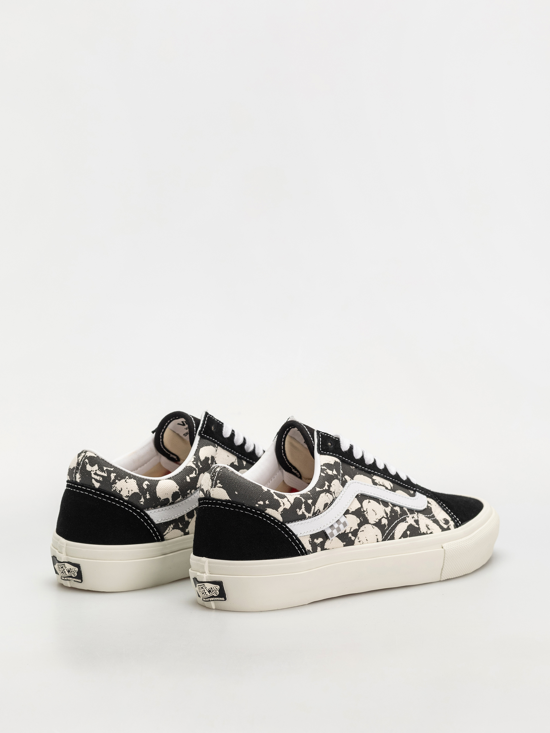 Buty Vans Skate Old Skool (skull pile black/white/gum)