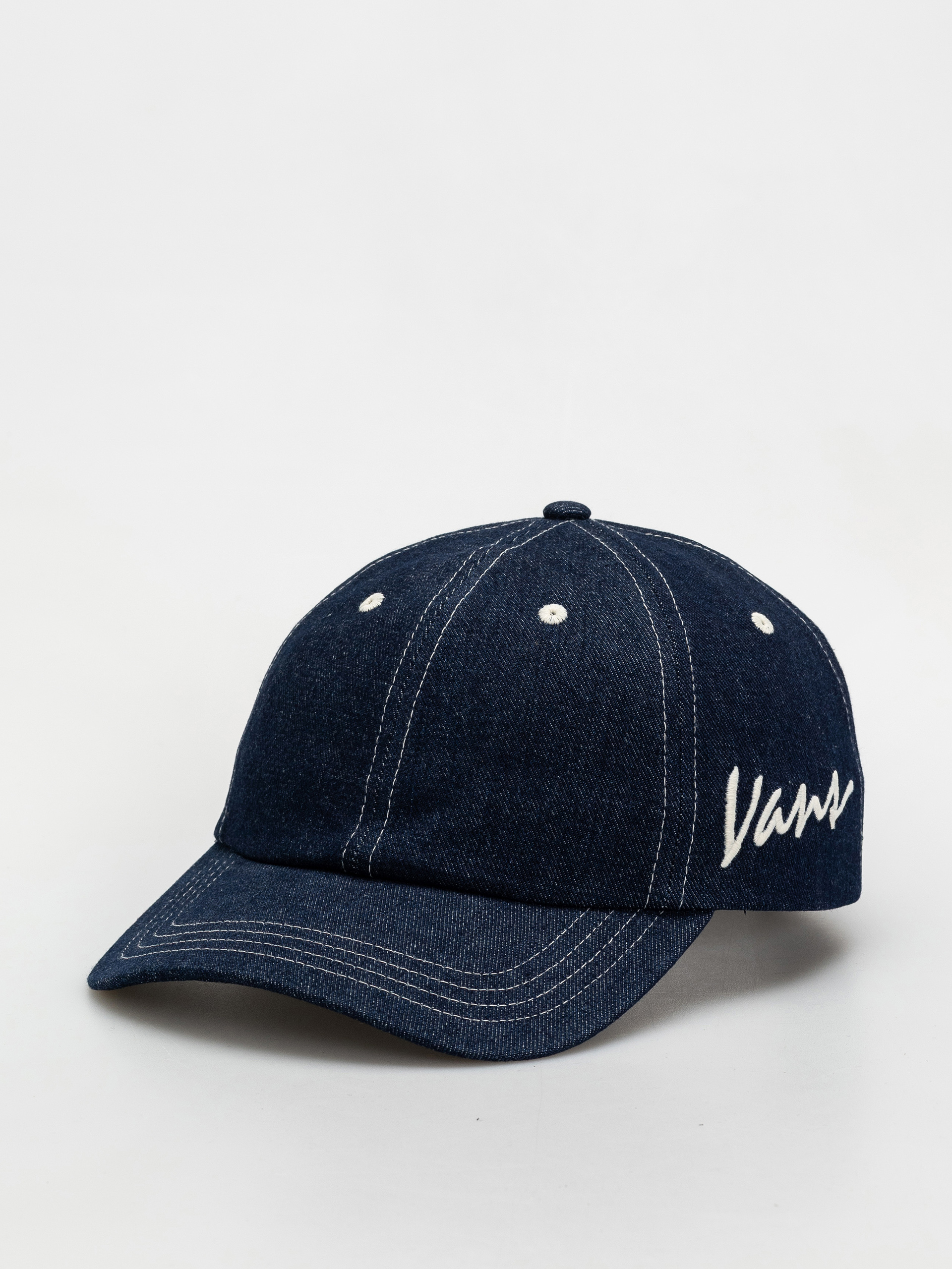 Czapka z daszkiem Vans Classic Script Curved Bill Jockey (dark denim)