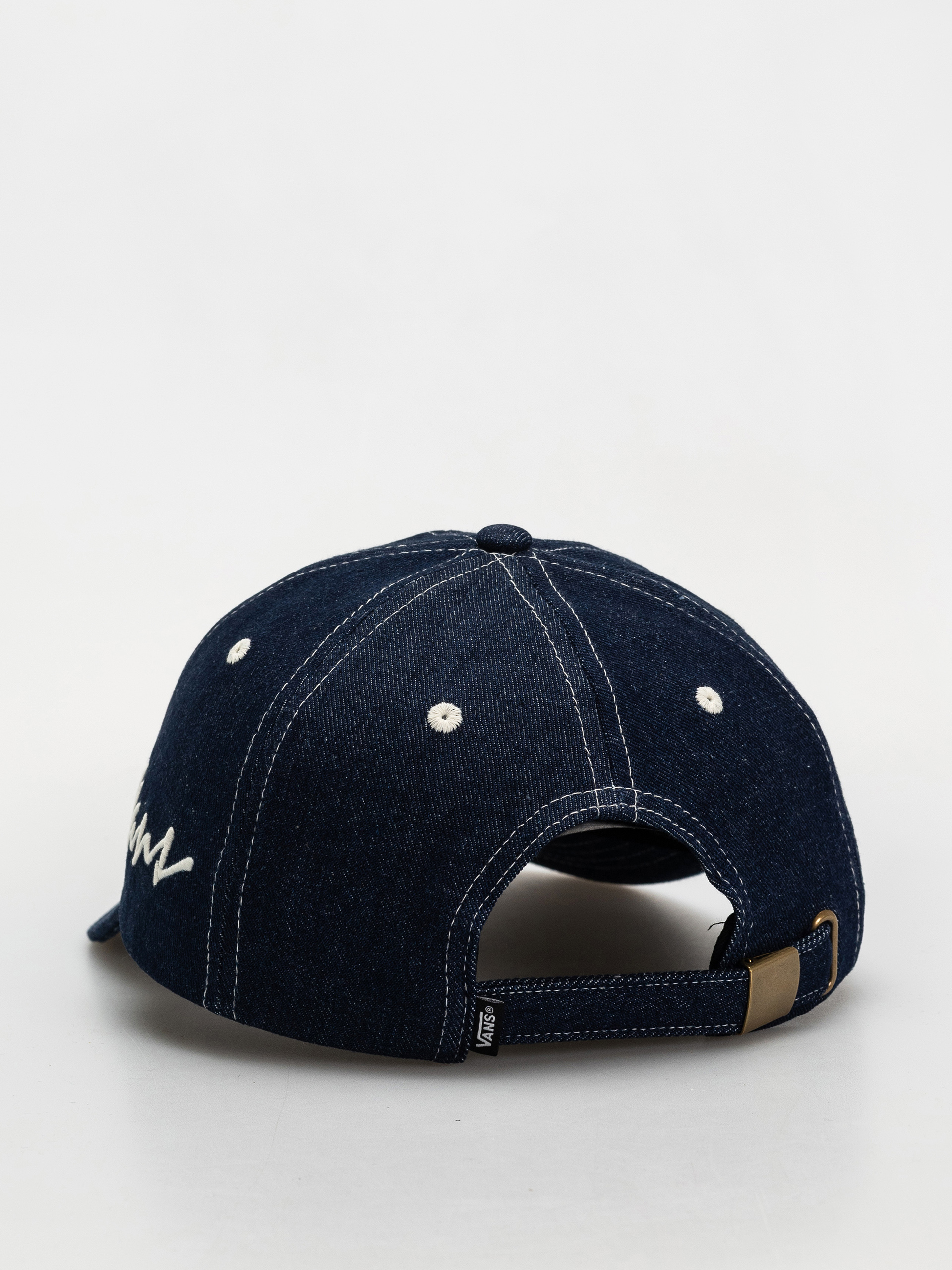Czapka z daszkiem Vans Classic Script Curved Bill Jockey (dark denim)