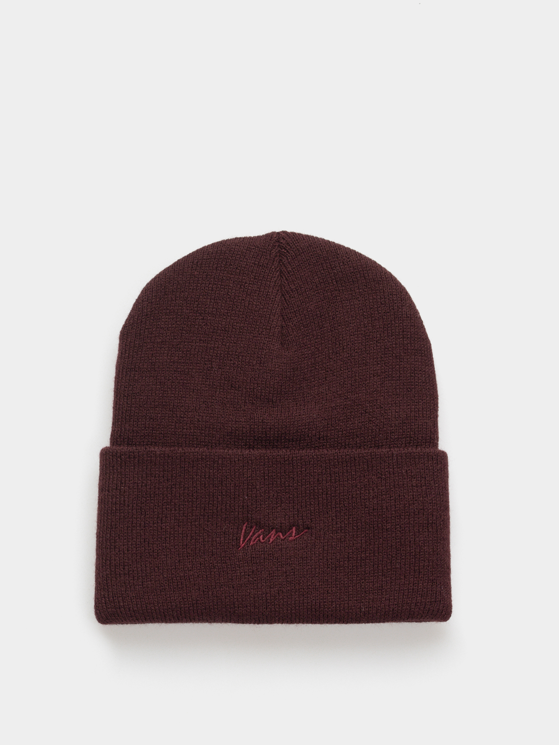 Czapka zimowa Vans Classic Script Tall Cuff (dark port)