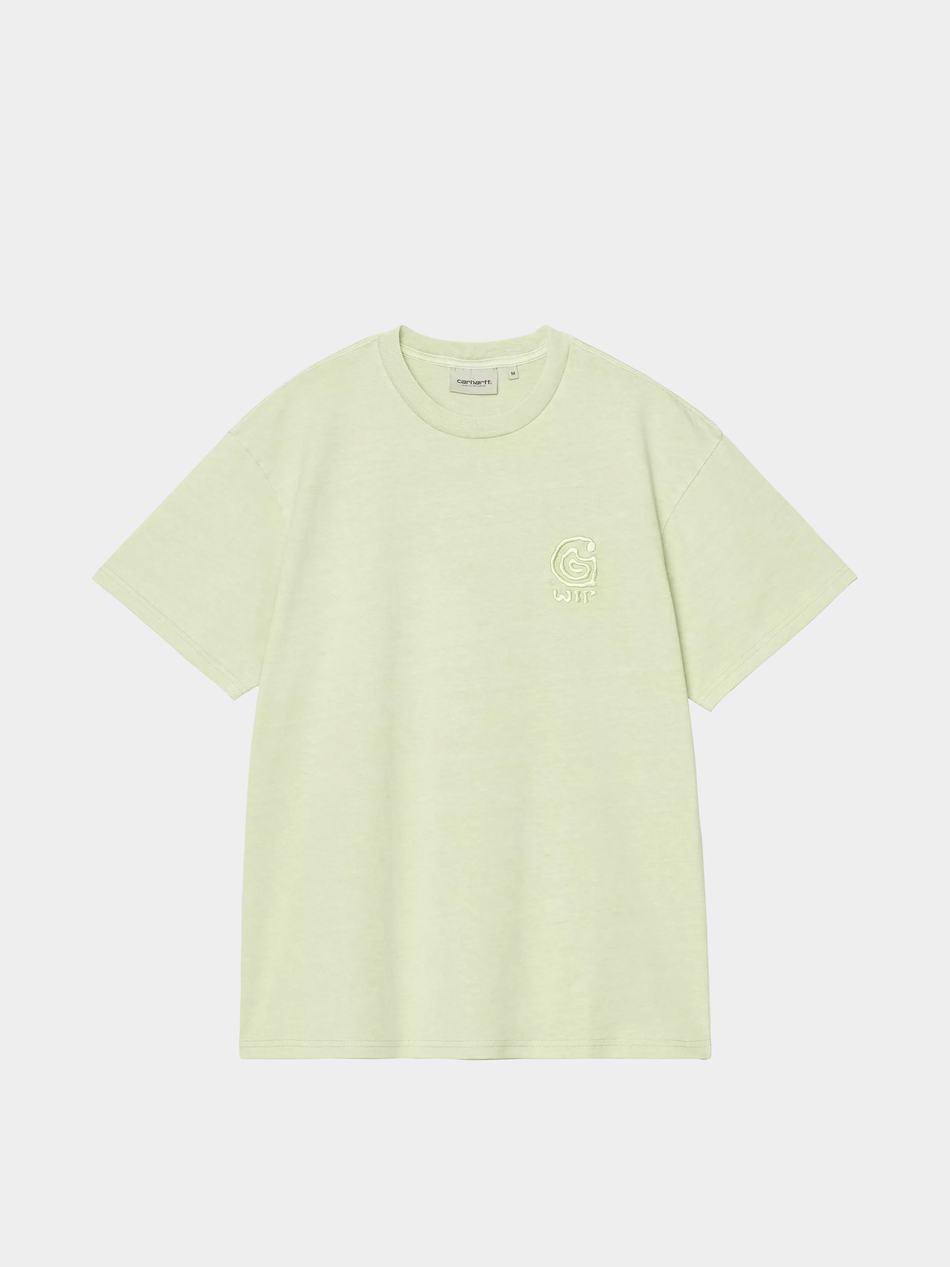 T-shirt Carhartt WIP Helix Redux (pale olive/garment dyed)